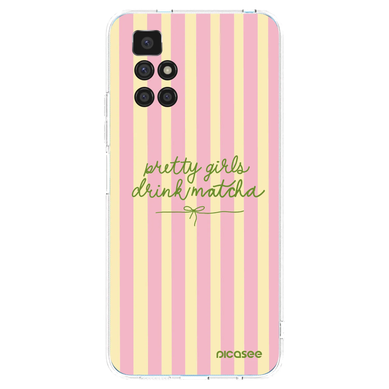 Picasee silikonový průhledný obal pro Xiaomi Redmi 10 (2022) - Pretty matcha