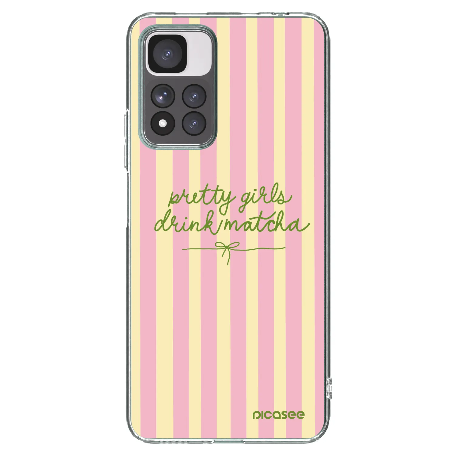 Picasee silikonový průhledný obal pro Xiaomi Redmi Note 11 Pro+ 5G - Pretty matcha