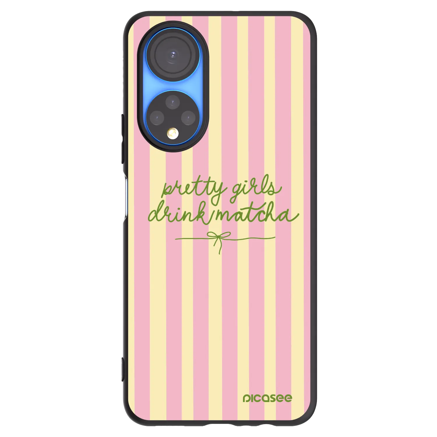 Picasee silikonový černý obal pro Honor X7 - Pretty matcha