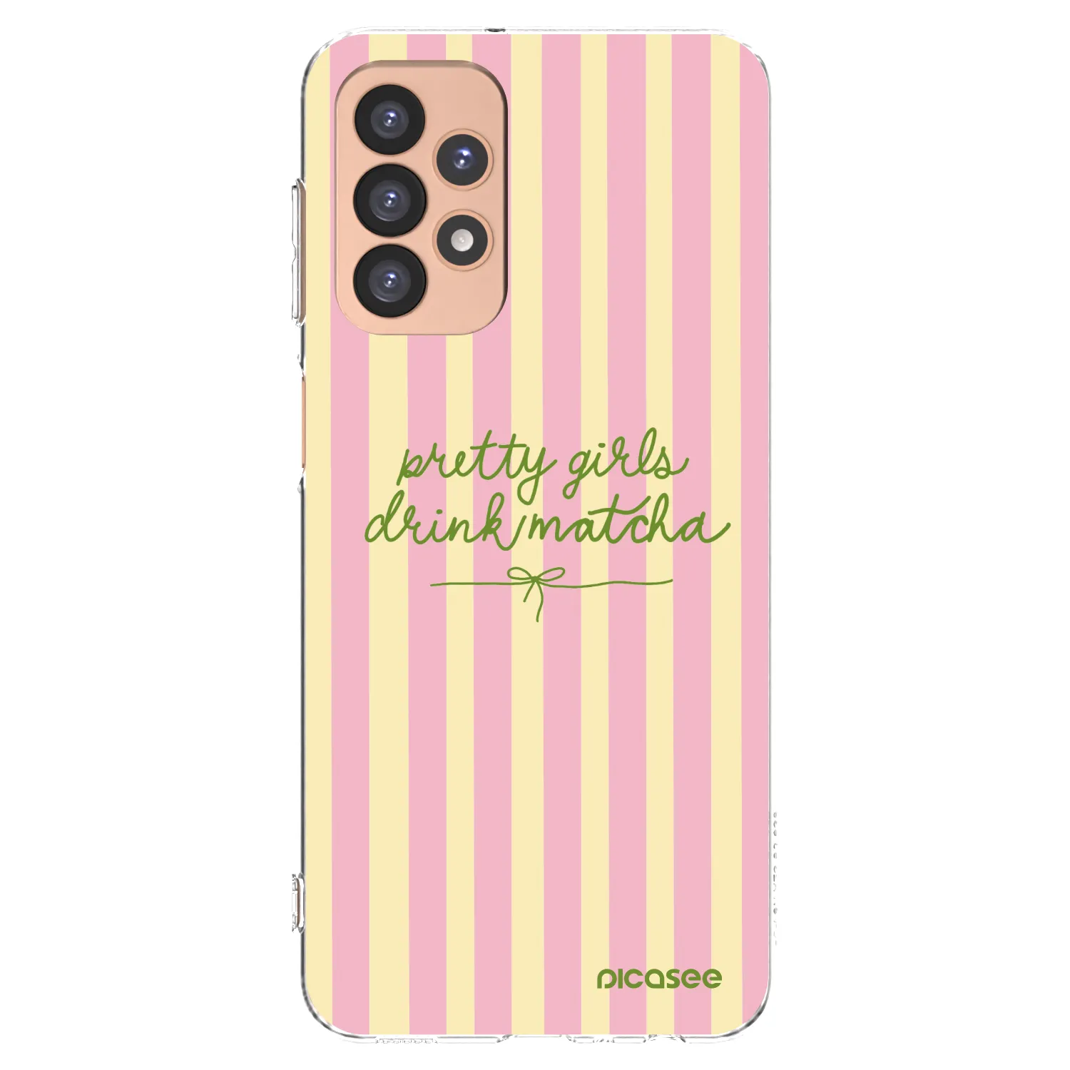 Picasee silikonový průhledný obal pro Samsung Galaxy A23 A236B 5G - Pretty matcha