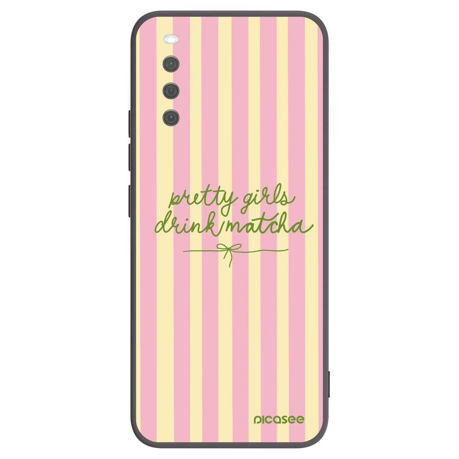 Picasee silikonový černý obal pro Sony Xperia 10 III - Pretty matcha