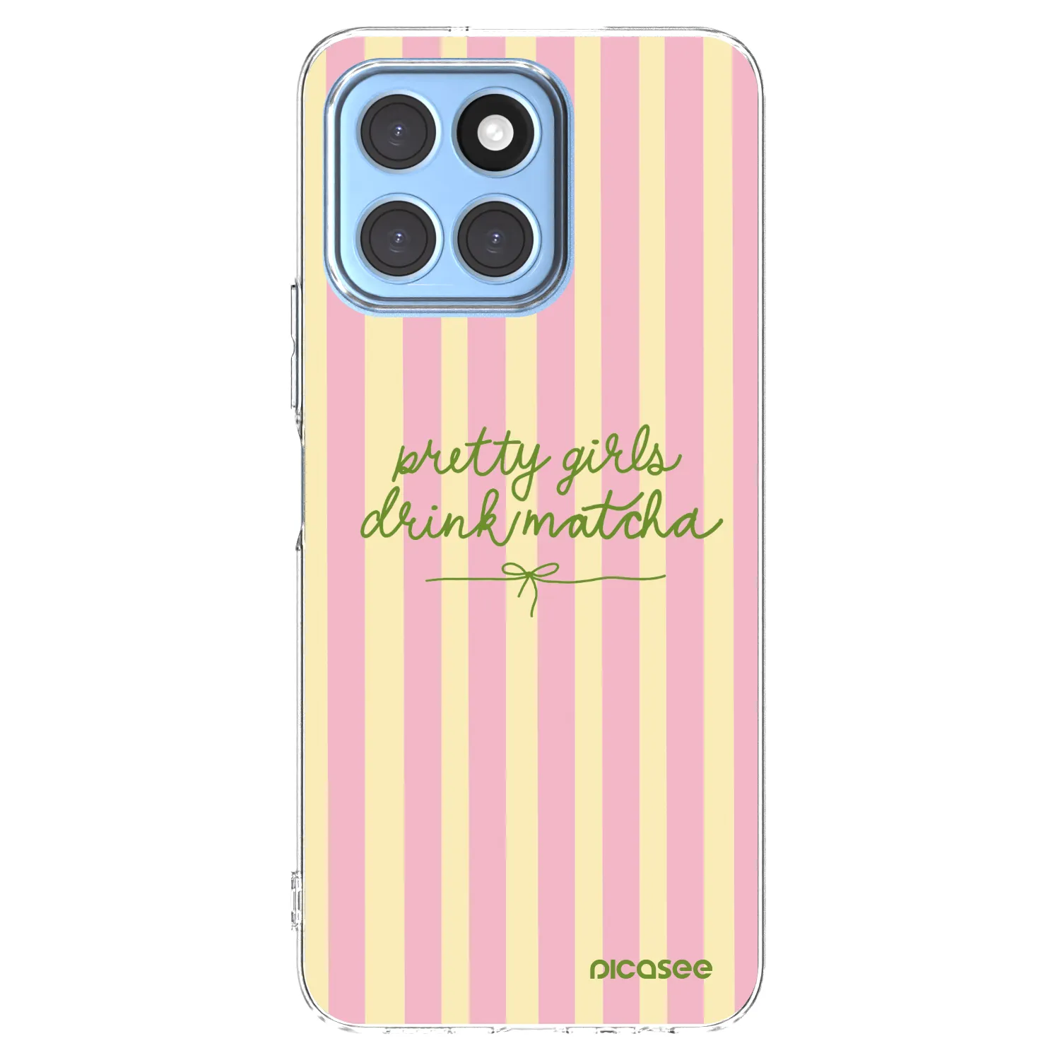 Picasee silikonový průhledný obal pro Honor X8 5G - Pretty matcha