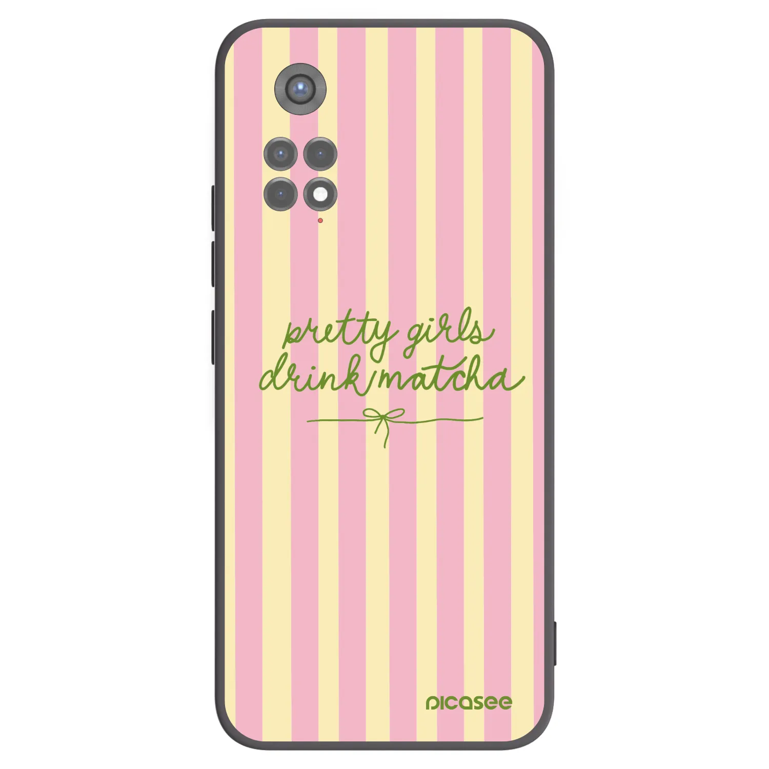 Picasee silikonový černý obal pro Xiaomi Redmi Note 11S 5G - Pretty matcha