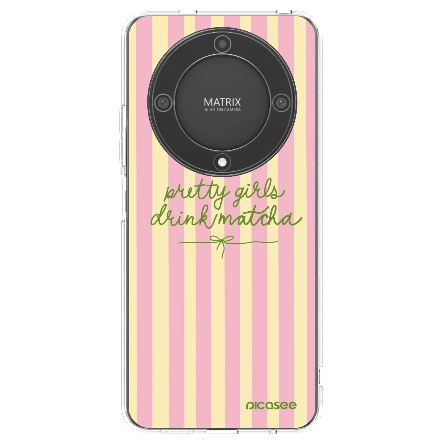 Picasee silikonový průhledný obal pro Honor Magic5 Lite 5G - Pretty matcha
