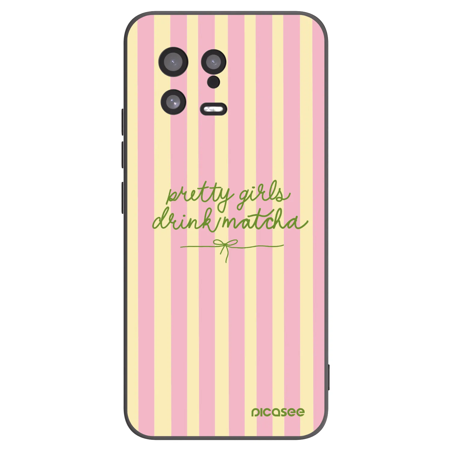 Picasee silikonový černý obal pro Xiaomi 13 - Pretty matcha