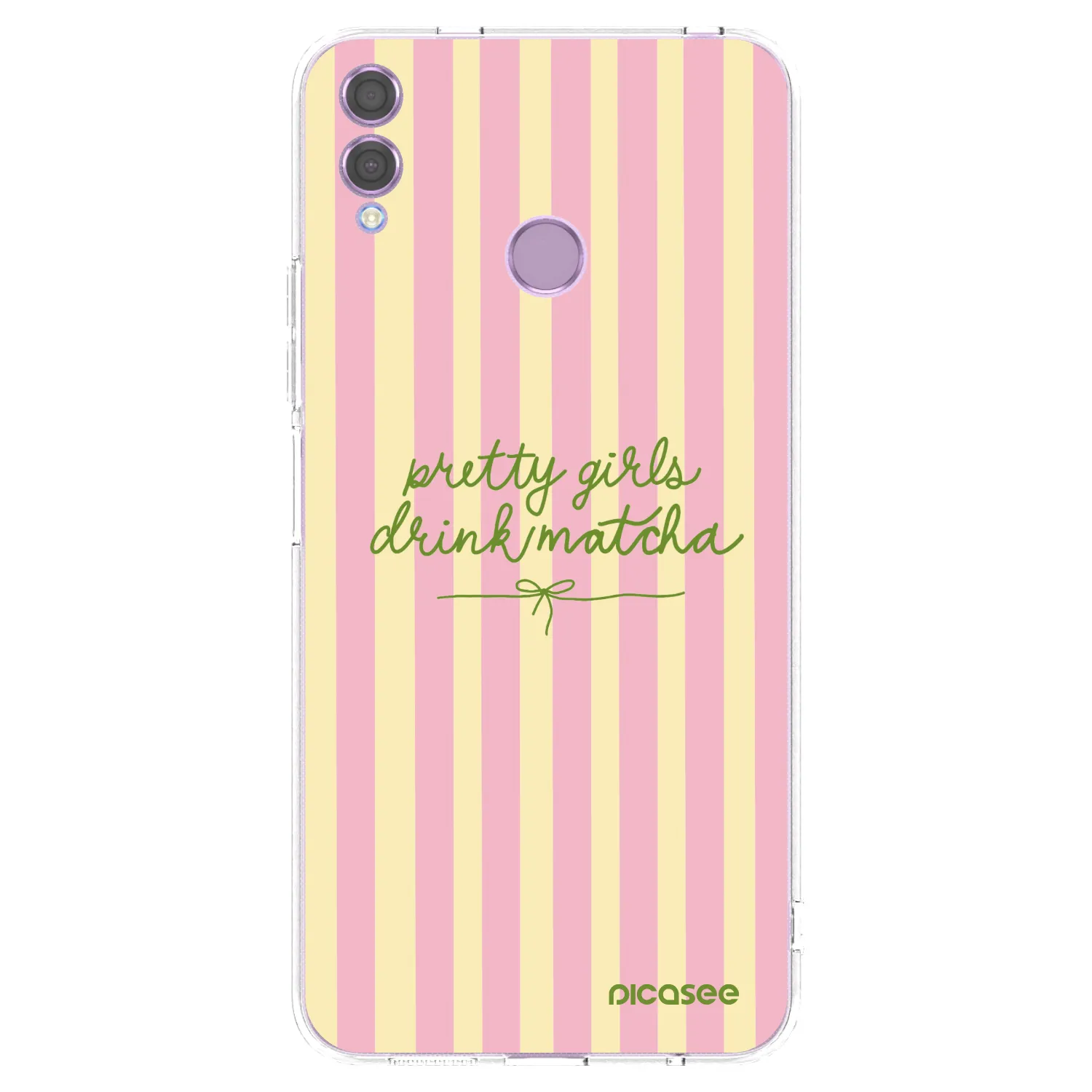 Picasee silikonový průhledný obal pro Honor 8X - Pretty matcha