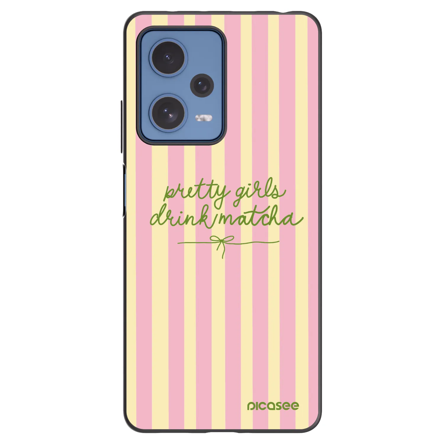 Picasee silikonový černý obal pro Xiaomi Redmi Note 12 Pro 5G - Pretty matcha