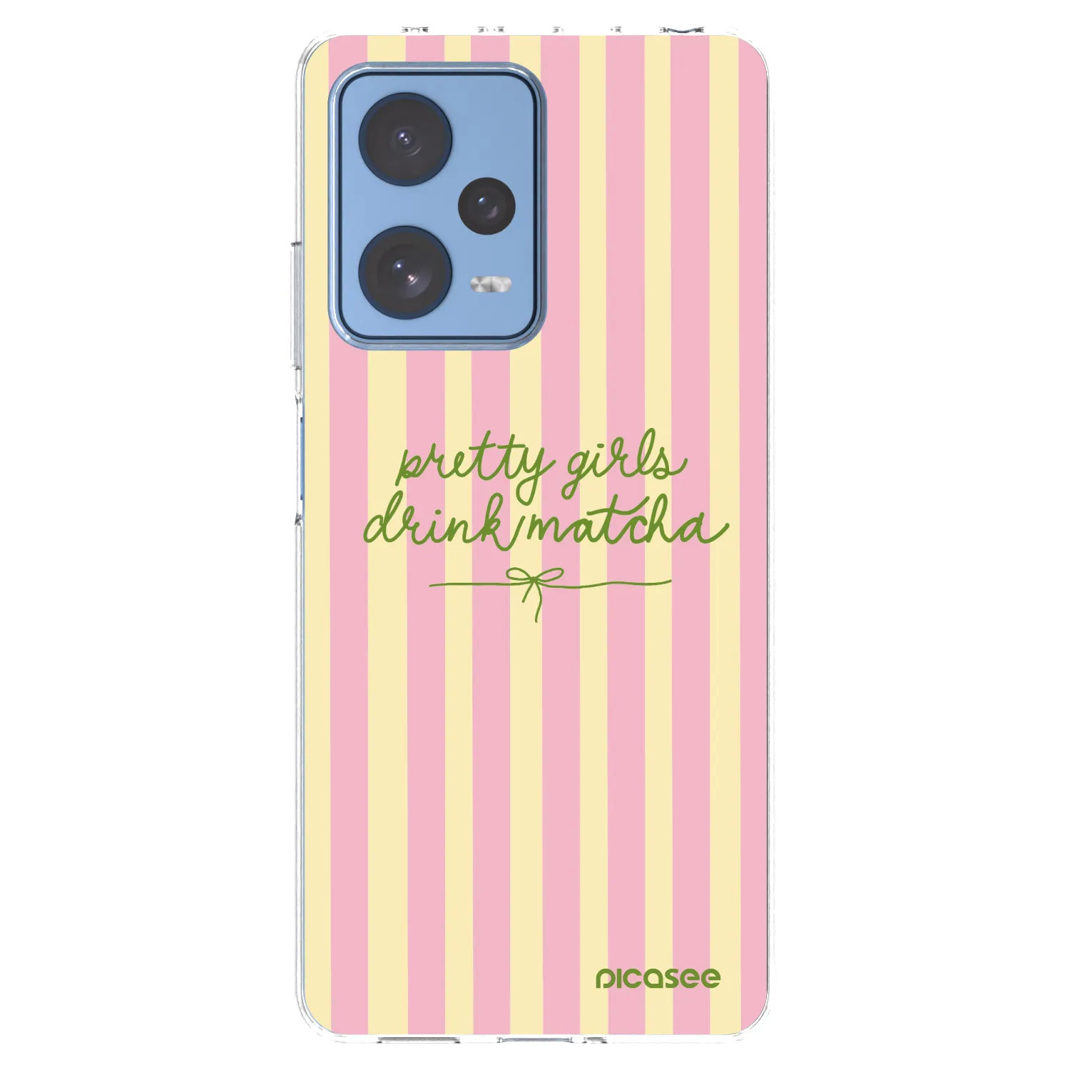 Picasee silikonový průhledný obal pro Xiaomi Redmi Note 12 Pro 5G - Pretty matcha
