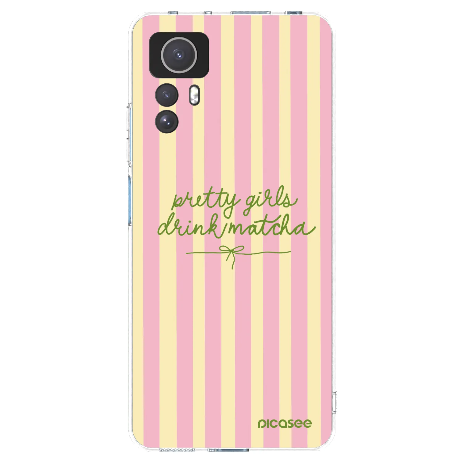 Picasee silikonový průhledný obal pro Xiaomi Redmi Note 12S - Pretty matcha