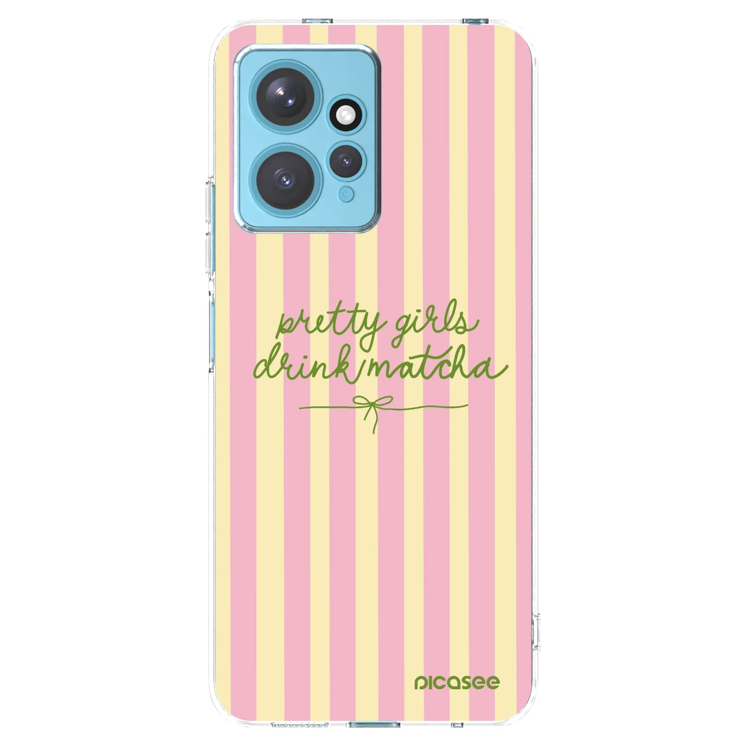 Picasee silikonový průhledný obal pro Xiaomi Redmi Note 12 4G - Pretty matcha
