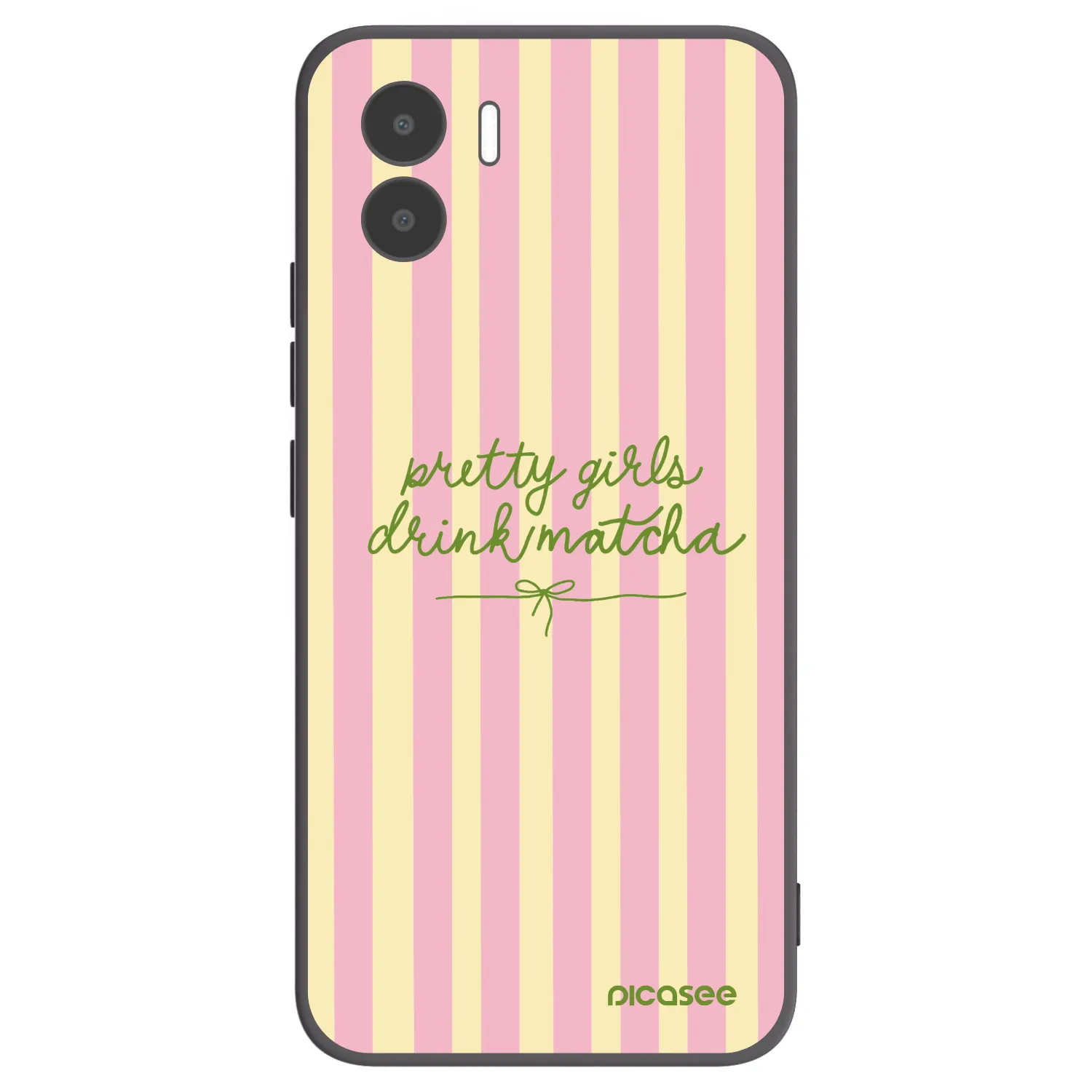 Picasee silikonový černý obal pro Xiaomi Redmi A2 - Pretty matcha