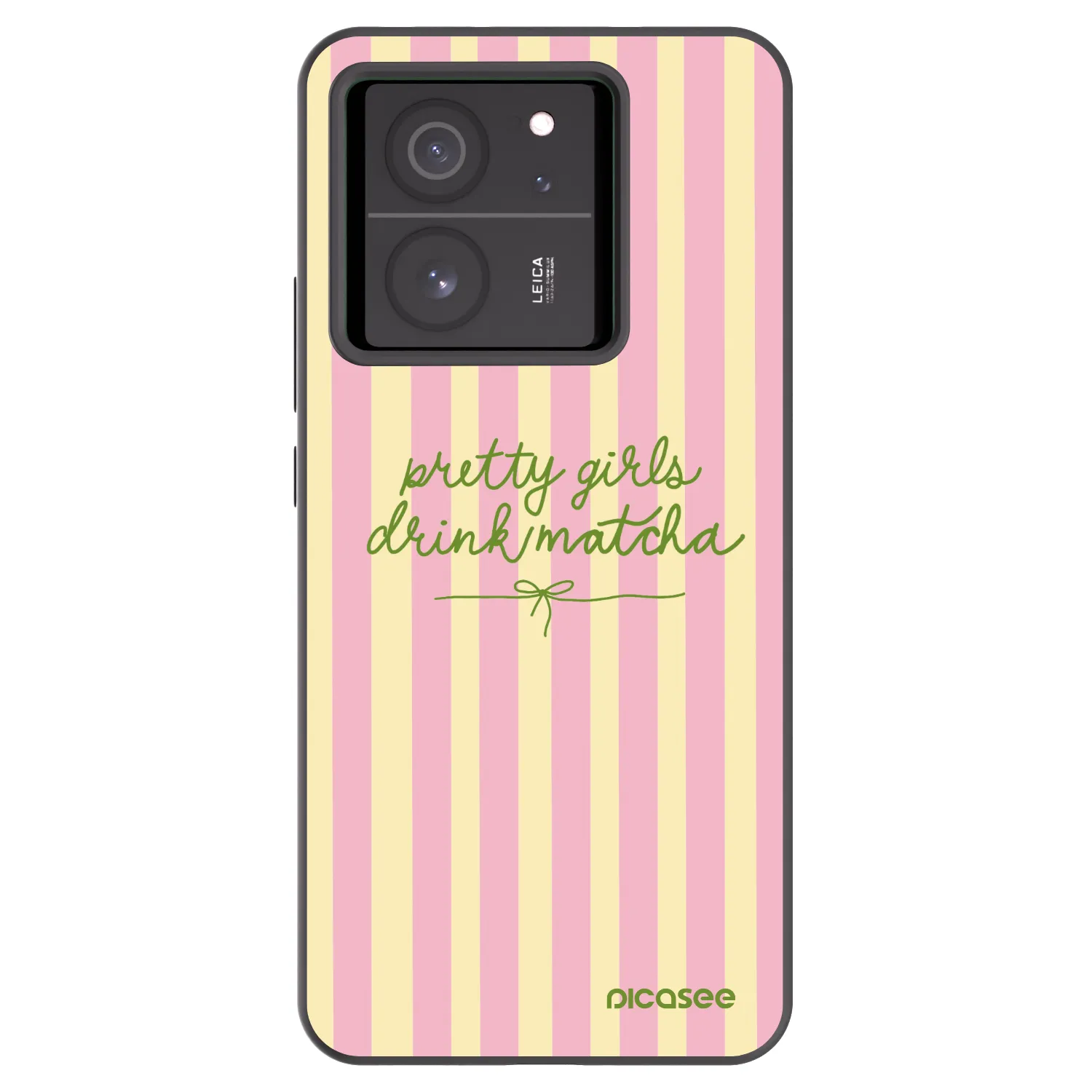 Picasee silikonový černý obal pro Xiaomi 13T - Pretty matcha