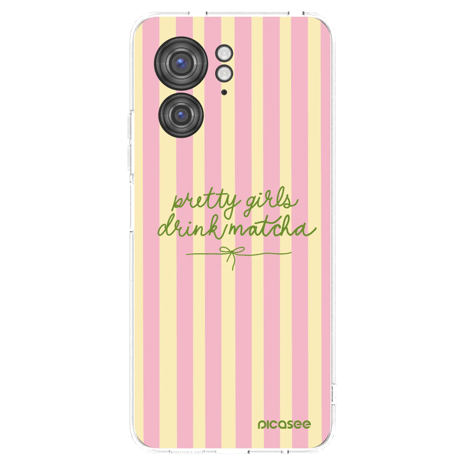 Picasee silikonový průhledný obal pro Motorola Edge 40 - Pretty matcha