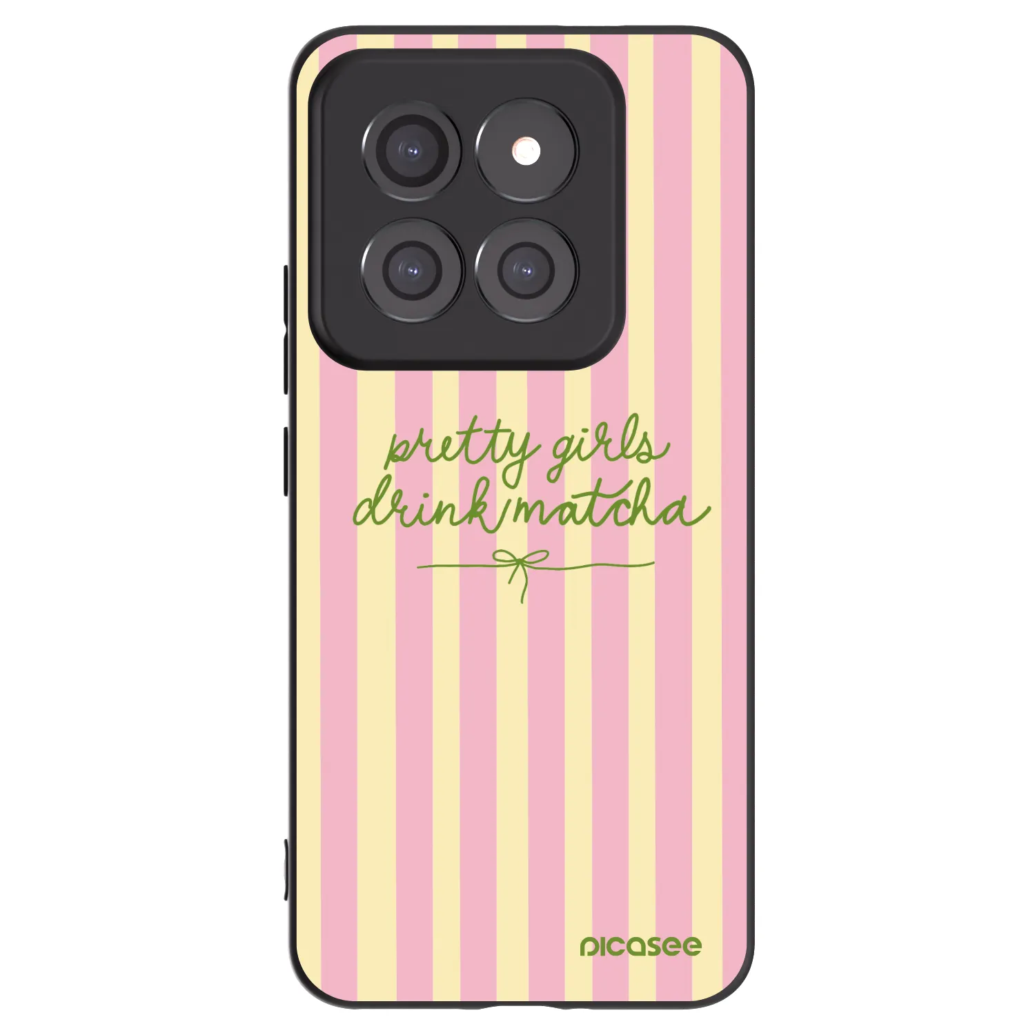 Picasee silikonový černý obal pro Xiaomi 14 Pro - Pretty matcha