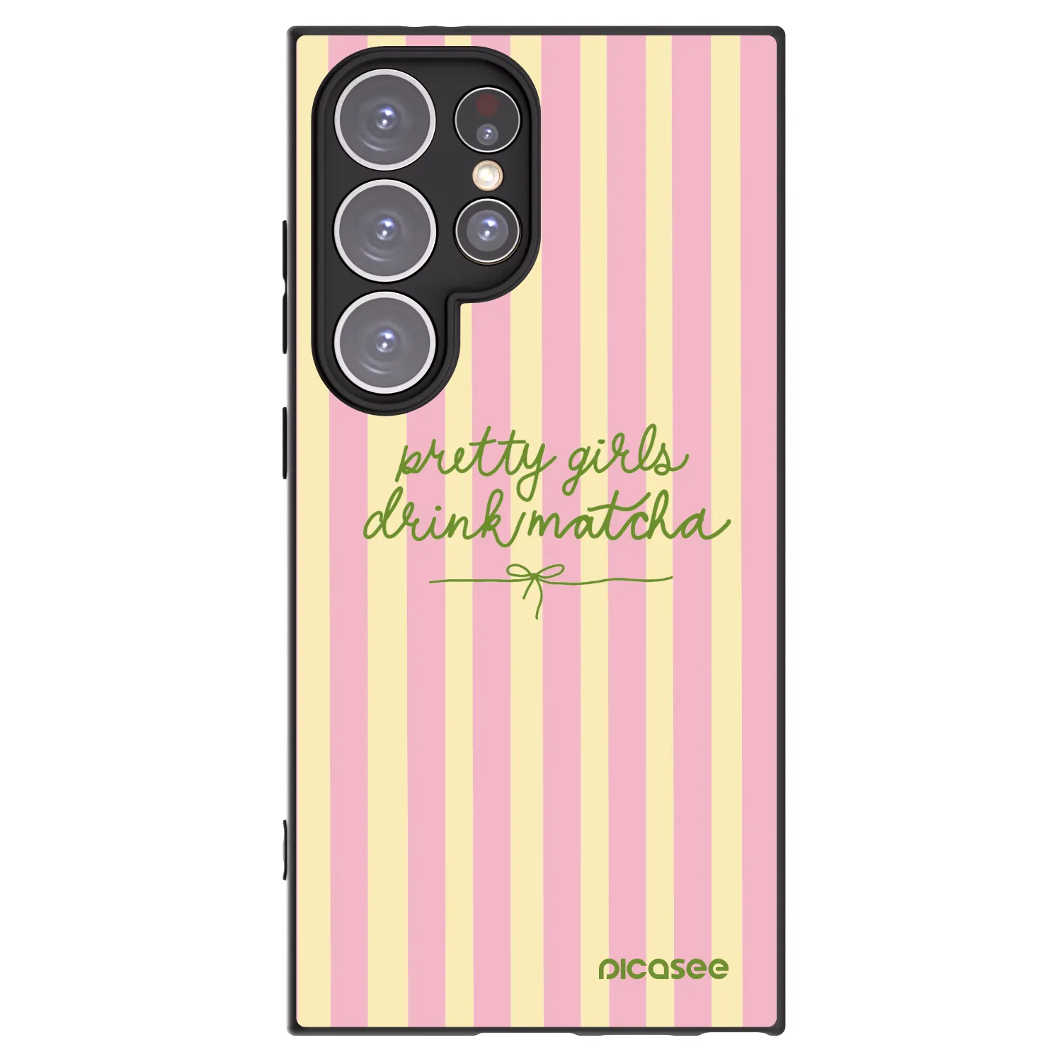 Picasee silikonový černý obal pro Samsung Galaxy S24 Ultra S928B 5G - Pretty matcha