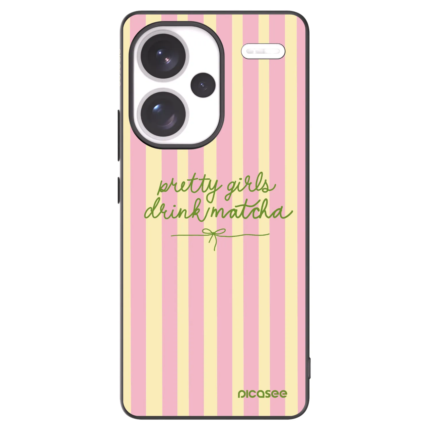 Picasee silikonový černý obal pro Xiaomi Redmi Note 13 Pro+ 5G - Pretty matcha