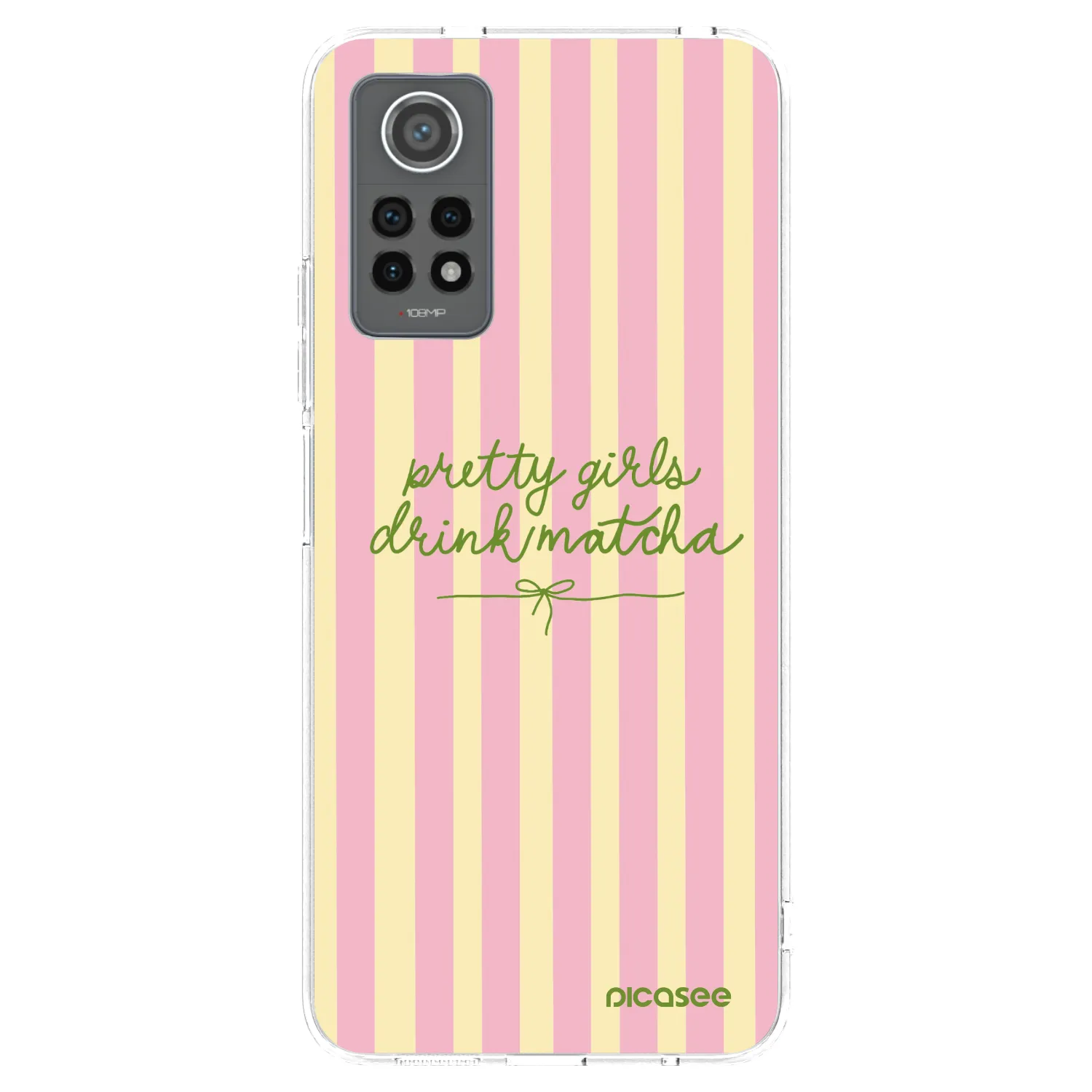 Picasee silikonový průhledný obal pro Xiaomi Redmi Note 12 Pro 4G - Pretty matcha