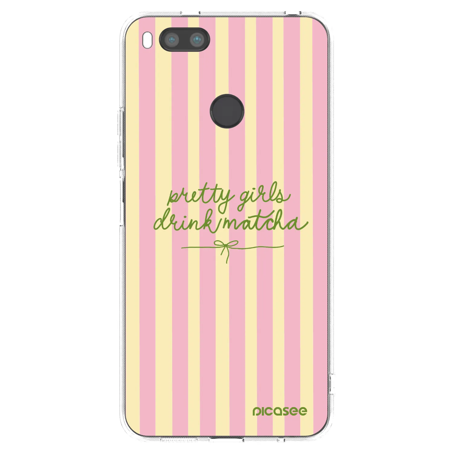 Picasee silikonový průhledný obal pro Xiaomi Mi A1 Global - Pretty matcha