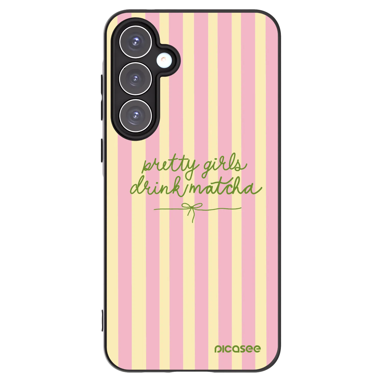 Picasee silikonový černý obal pro Samsung Galaxy A55 5G A556B - Pretty matcha