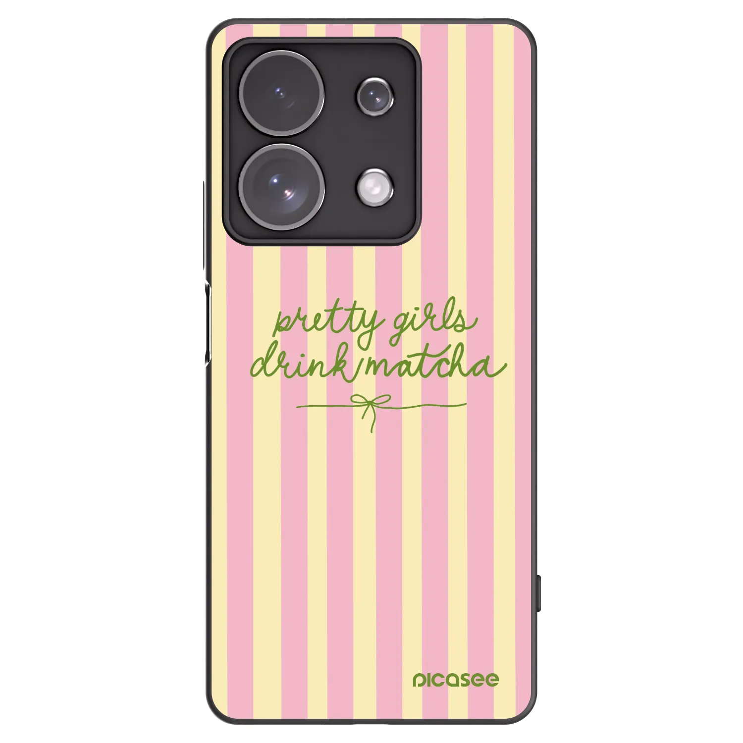 Picasee silikonový černý obal pro Xiaomi Redmi Note 13 Pro 4G - Pretty matcha
