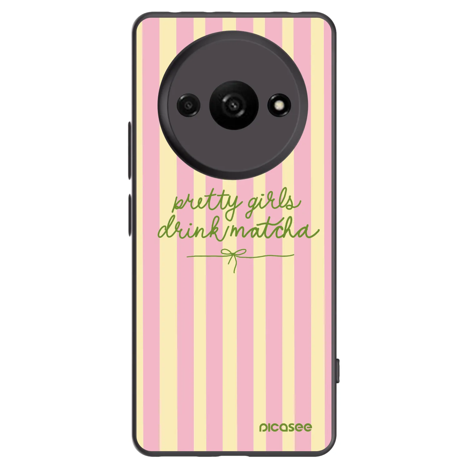 Picasee silikonový černý obal pro Xiaomi Redmi A3 - Pretty matcha