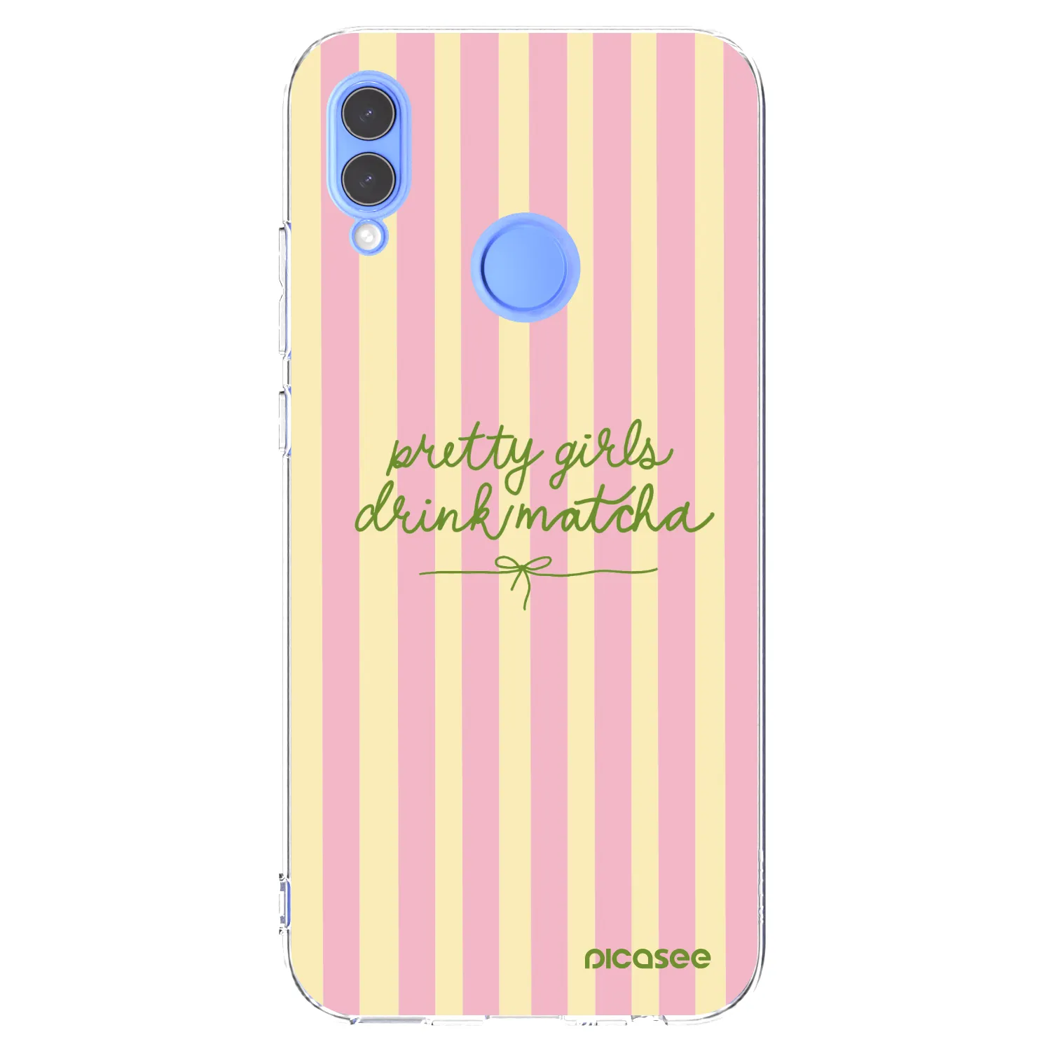 Picasee silikonový průhledný obal pro Honor 10 Lite - Pretty matcha