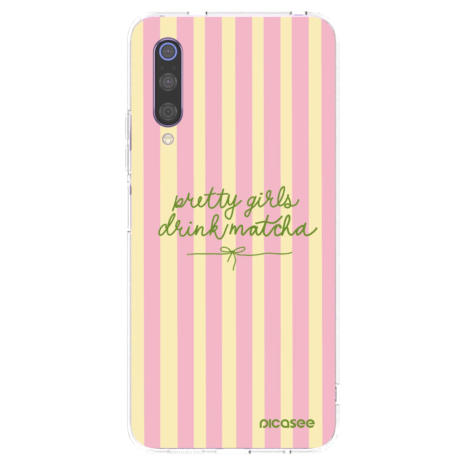 Picasee silikonový průhledný obal pro Xiaomi Mi 9 - Pretty matcha