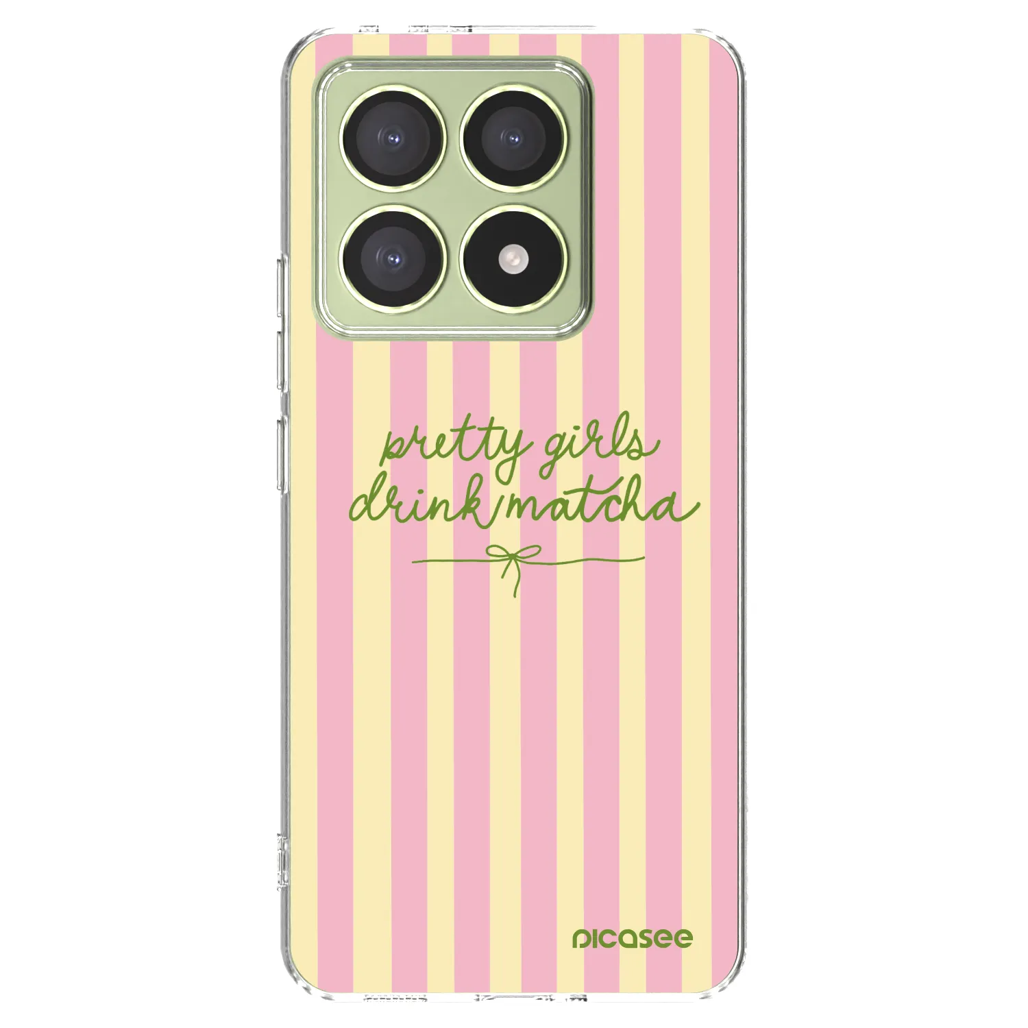 Picasee silikonový průhledný obal pro Xiaomi 14T - Pretty matcha