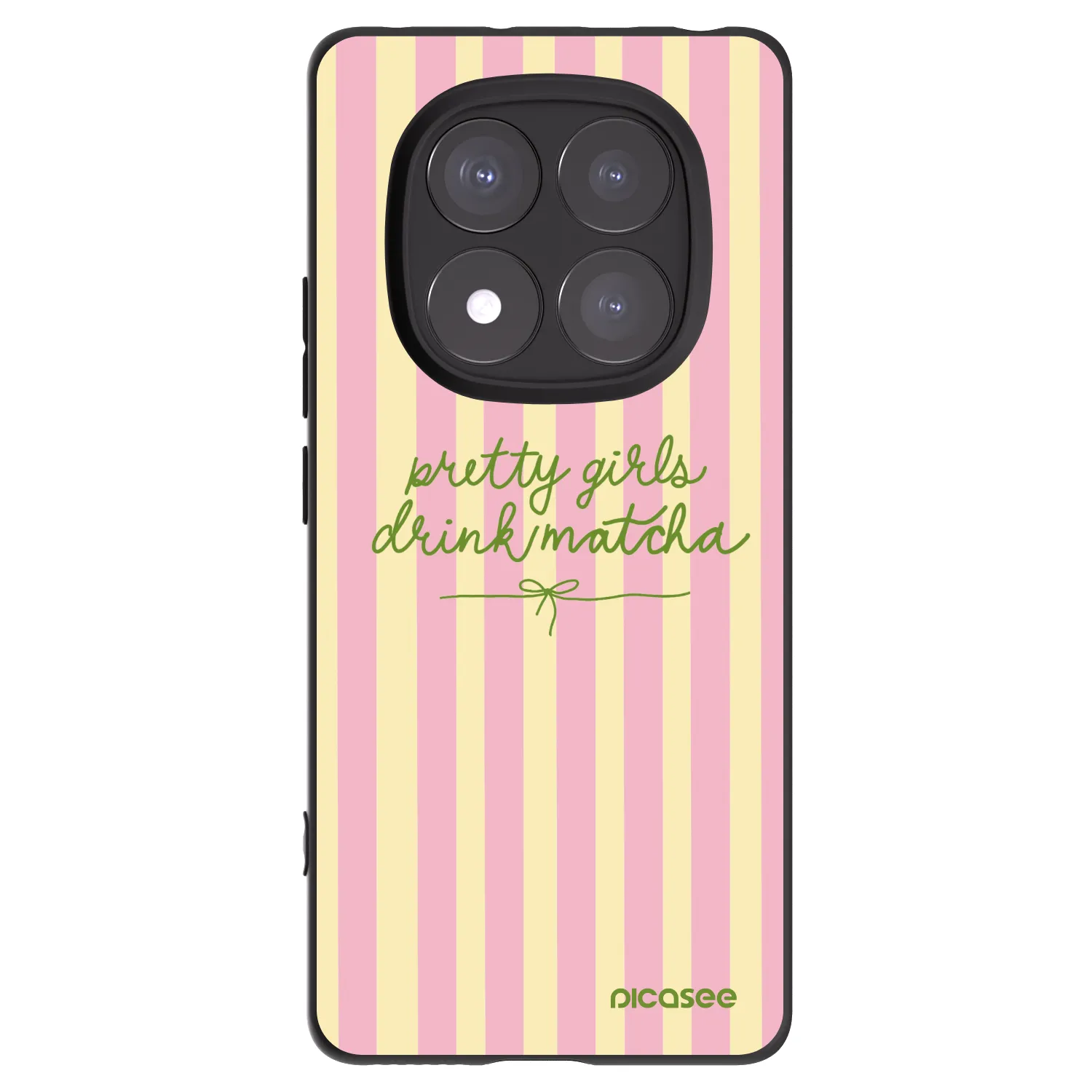 Picasee silikonový černý obal pro Xiaomi Redmi Note 14 Pro+ 5G - Pretty matcha