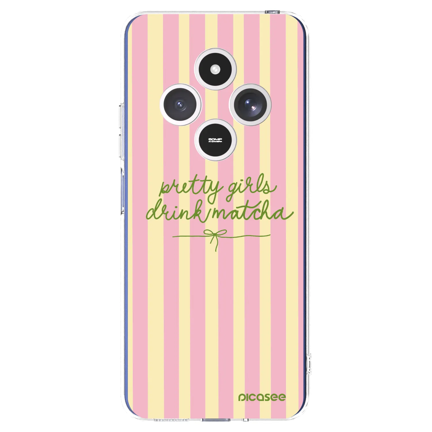 Picasee silikonový průhledný obal pro Xiaomi Redmi 14C - Pretty matcha