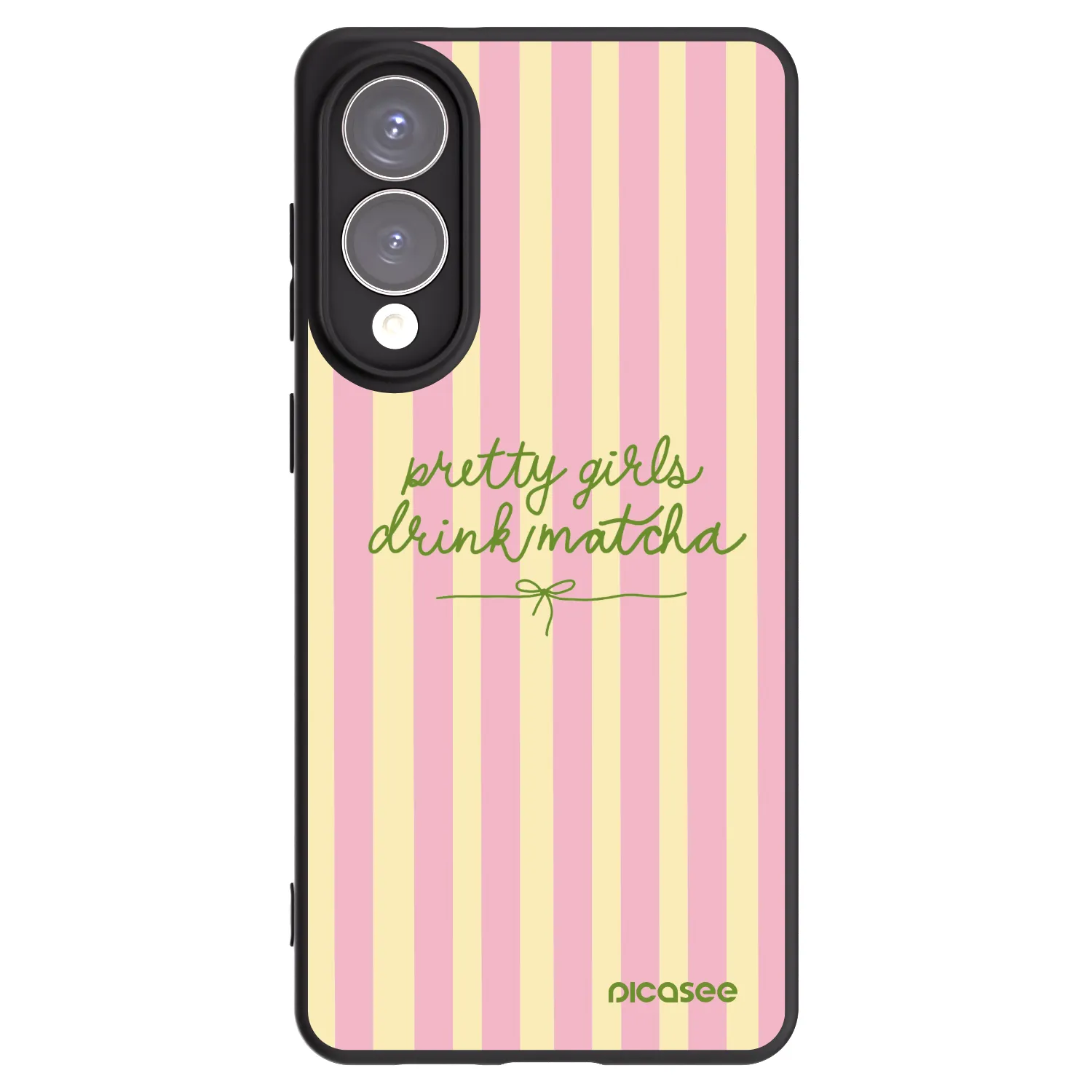 Picasee silikonový černý obal pro Samsung Galaxy S25 Edge 5G - Pretty matcha