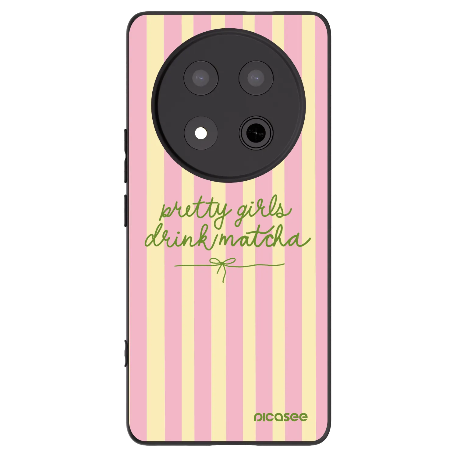 Picasee silikonový černý obal pro Honor Magic7 Lite 5G - Pretty matcha