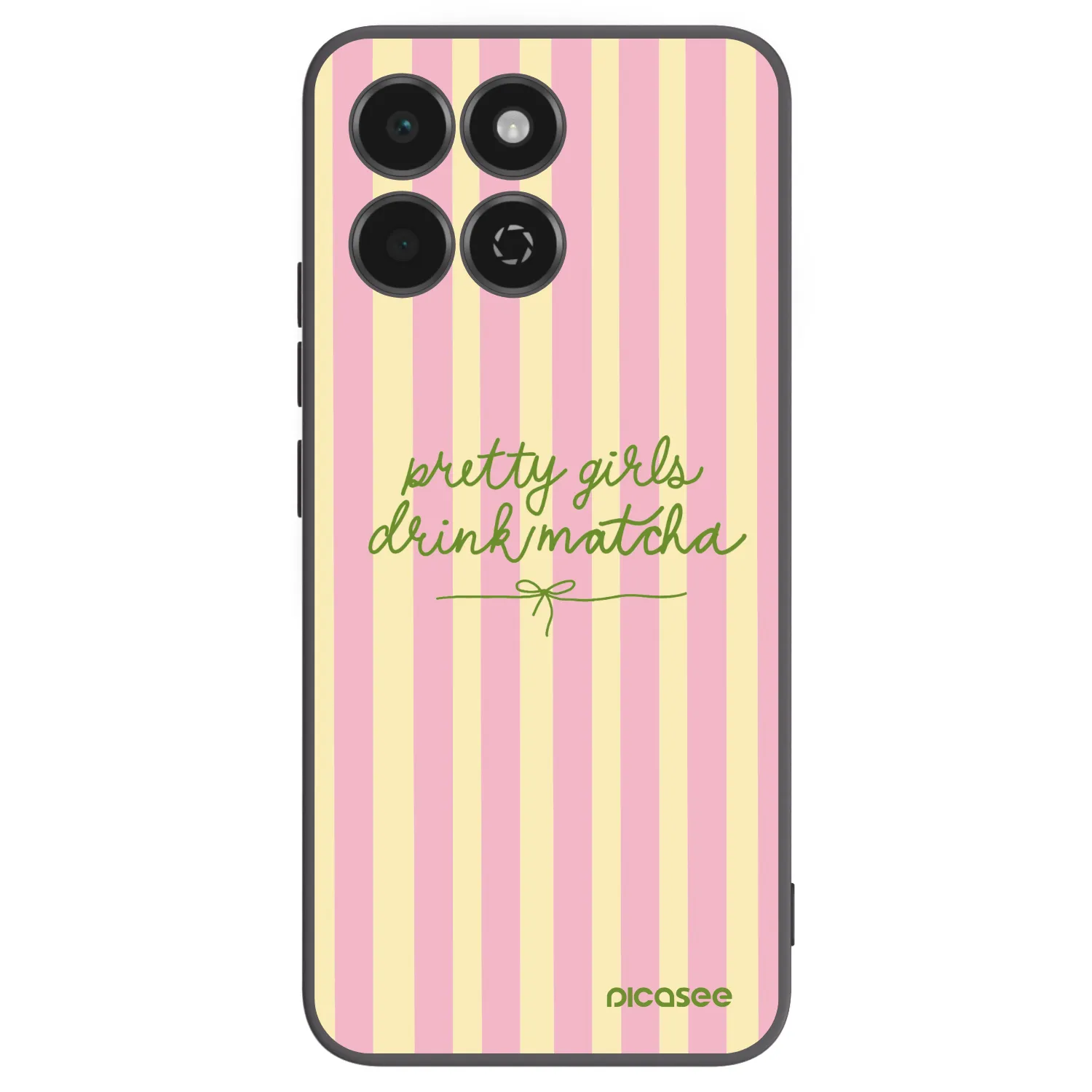 Picasee silikonový černý obal pro Honor 200 Smart 5G - Pretty matcha