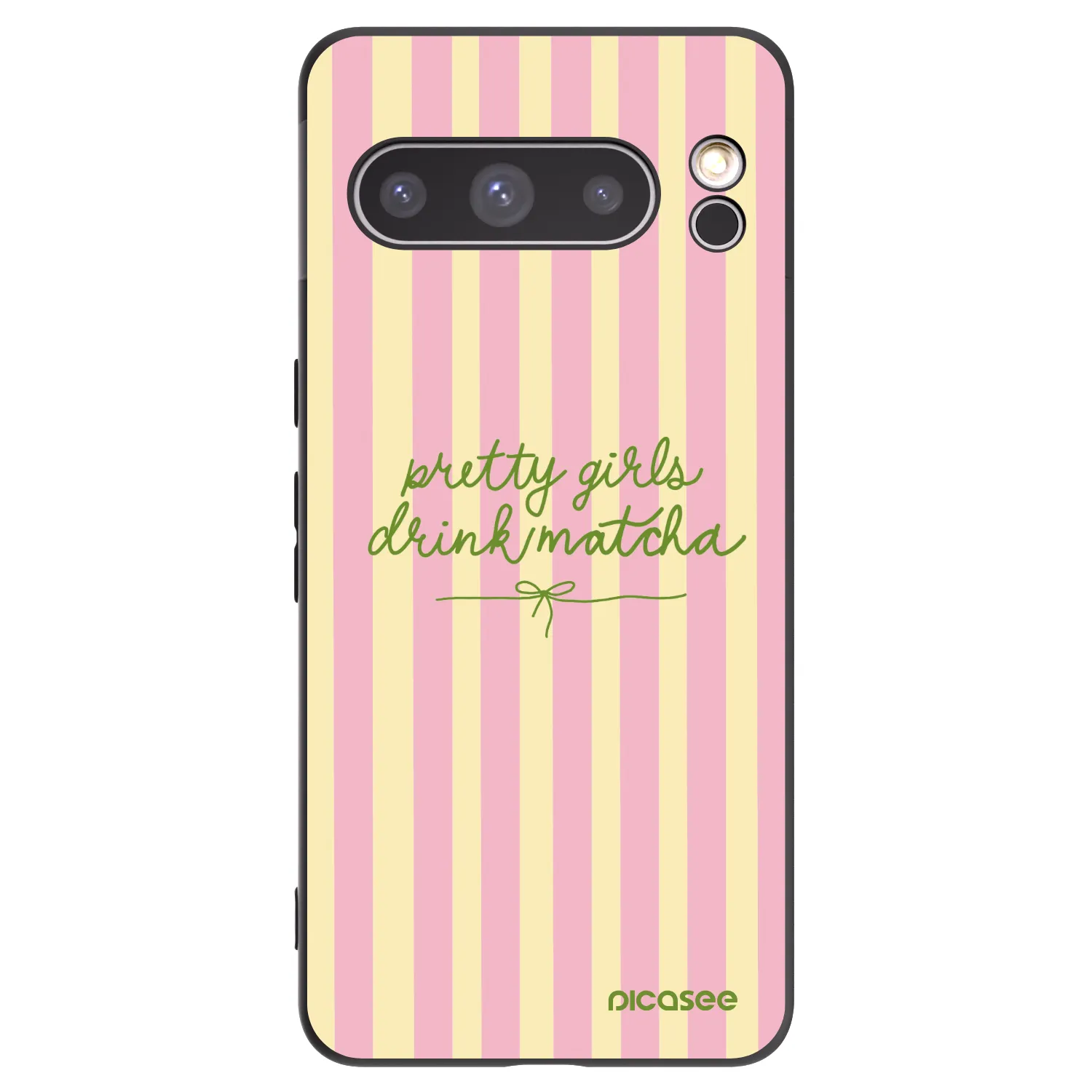 Picasee silikonový černý obal pro Google Pixel 8 Pro - Pretty matcha