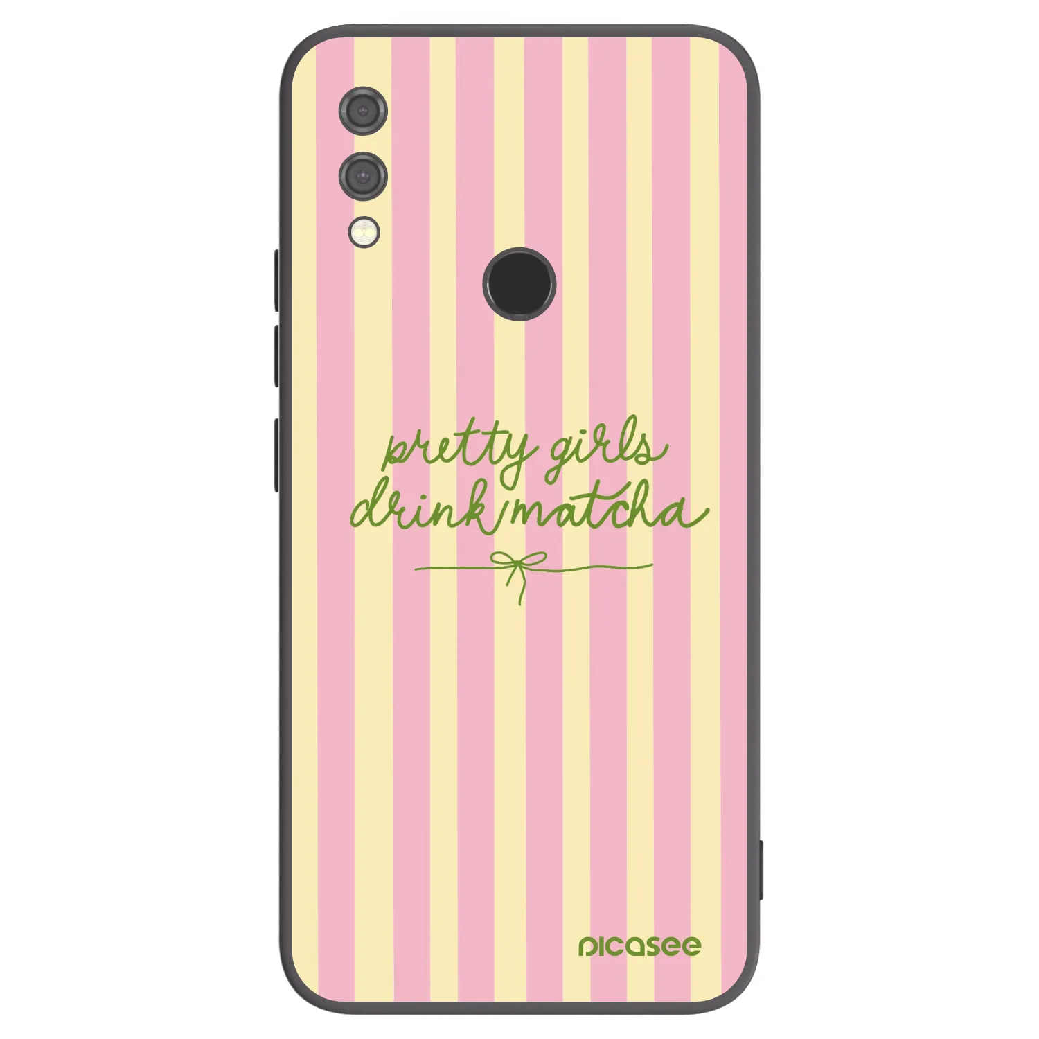 Picasee silikonový černý obal pro Xiaomi Redmi Note 7 - Pretty matcha