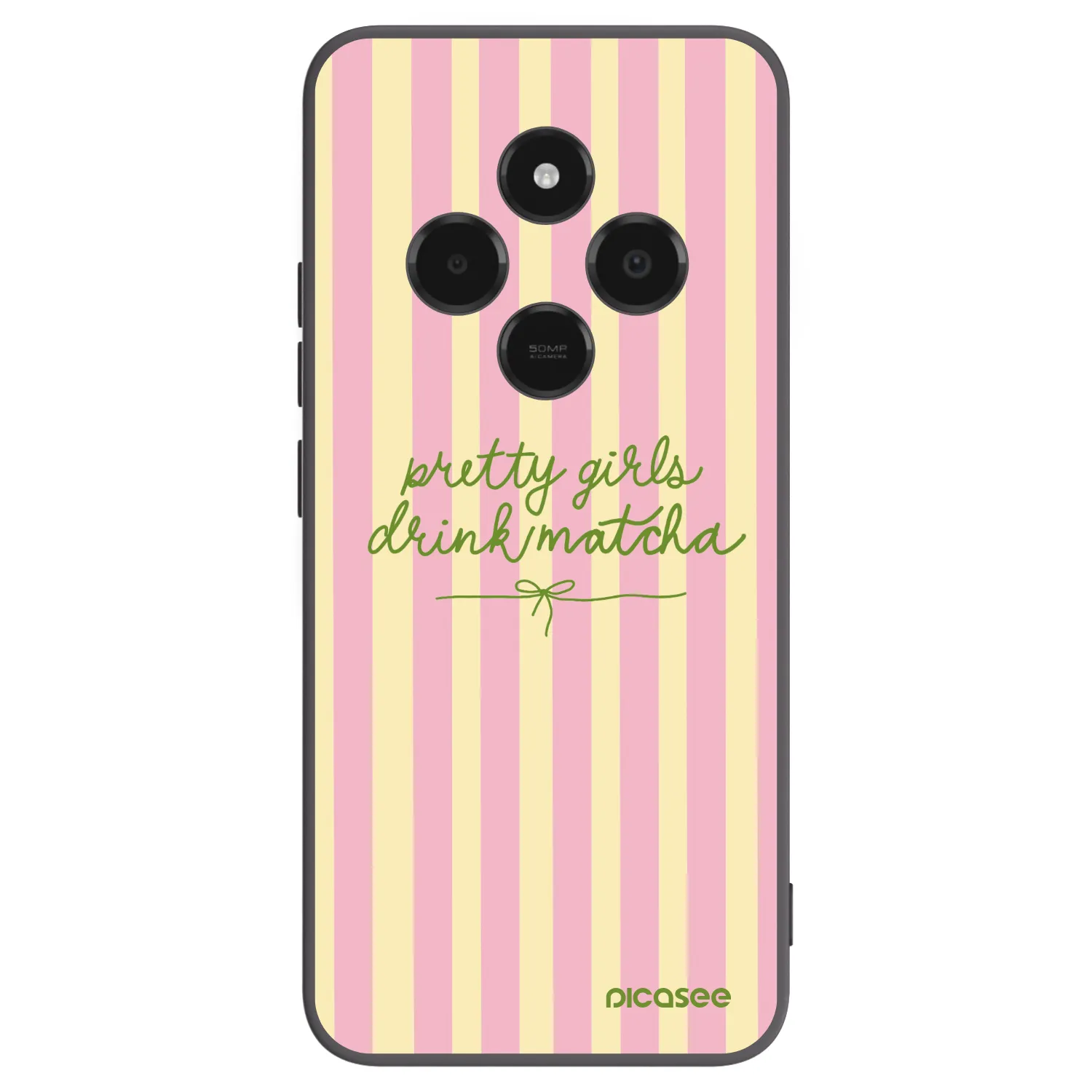 Picasee silikonový černý obal pro Xiaomi Poco C75 - Pretty matcha
