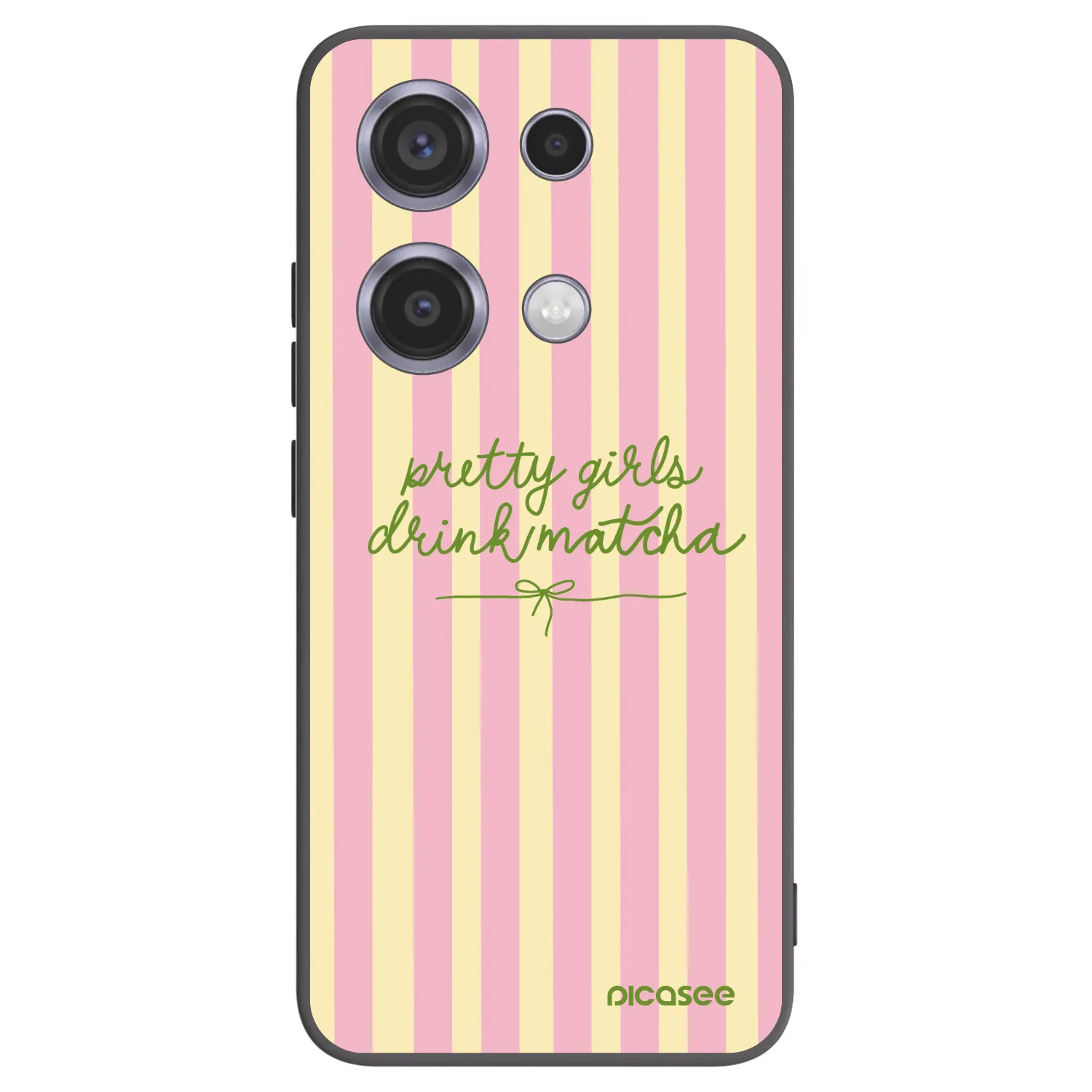 Picasee silikonový černý obal pro Xiaomi Redmi Note 14S - Pretty matcha
