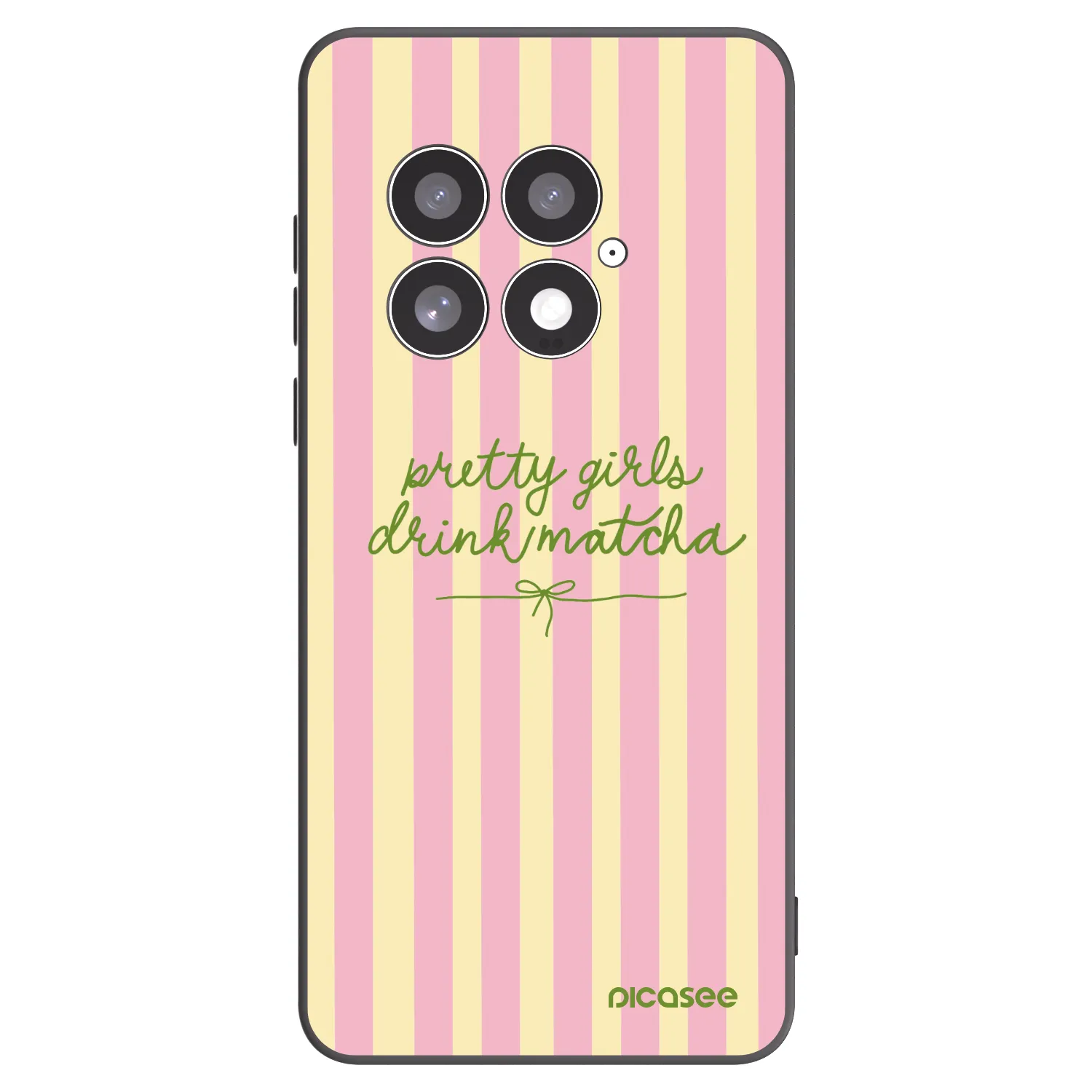 Picasee silikonový černý obal pro OnePlus 13 5G - Pretty matcha