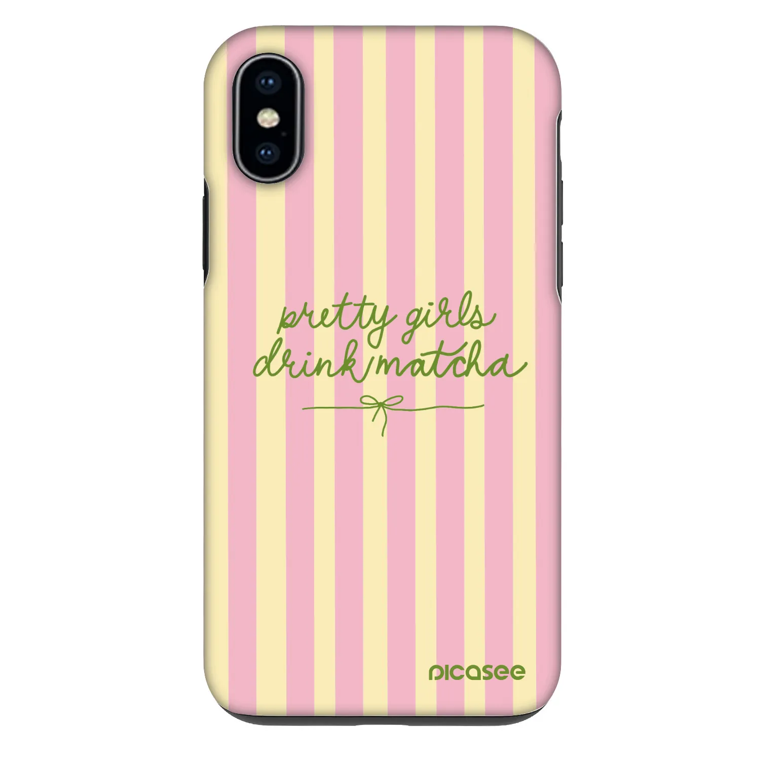 Picasee Fashion Case pro Apple iPhone X/XS - Pretty matcha