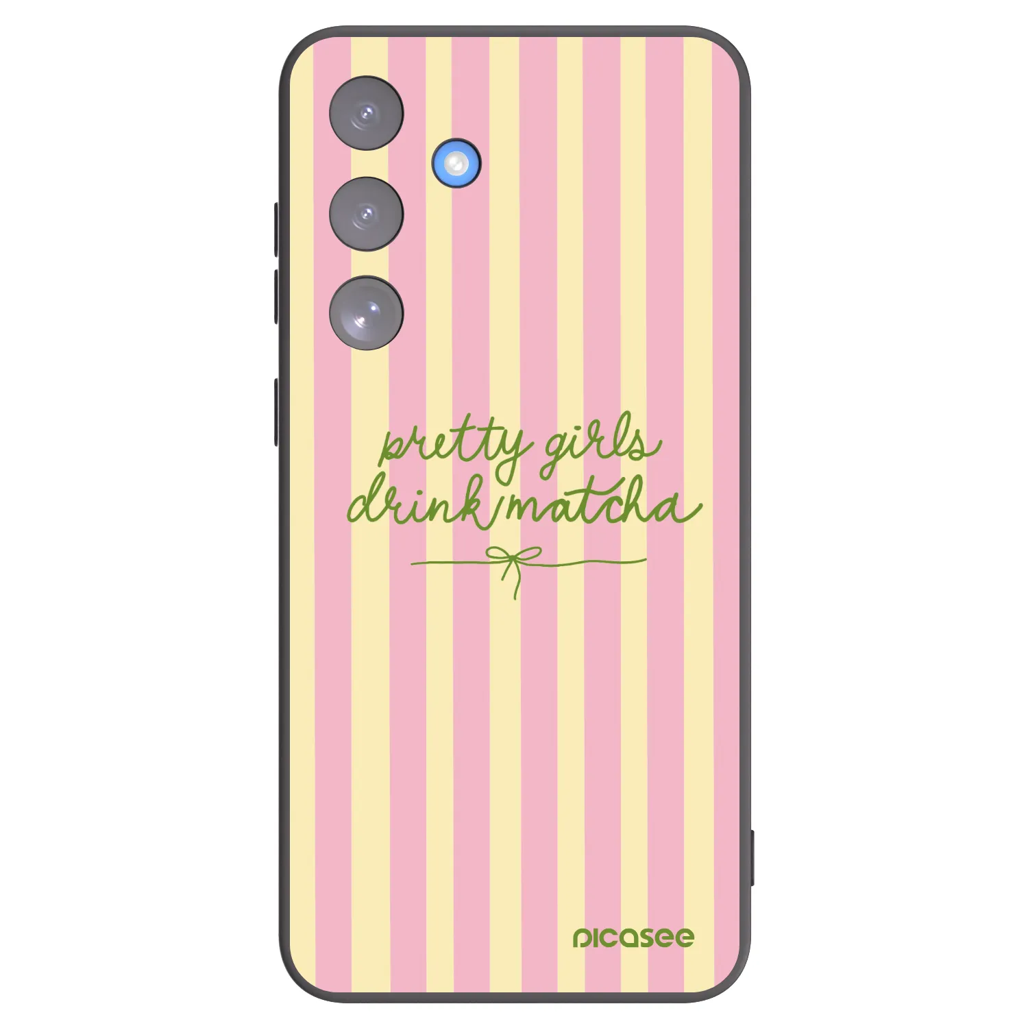 Picasee silikonový černý obal pro Samsung Galaxy S25 FE 5G - Pretty matcha