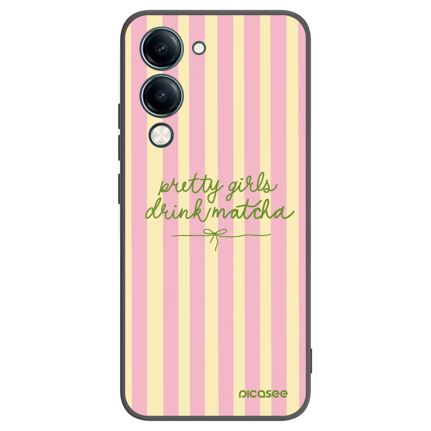 Picasee silikonový černý obal pro Vivo Y29s 5G - Pretty matcha