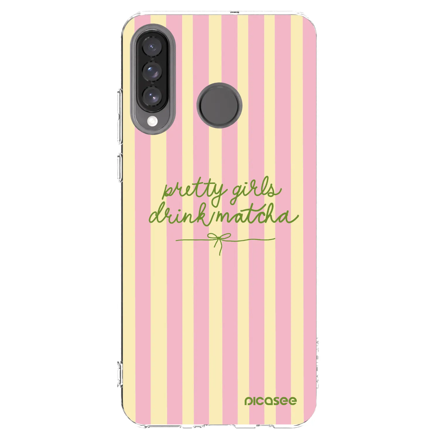 Picasee silikonový průhledný obal pro Huawei P30 Lite - Pretty matcha