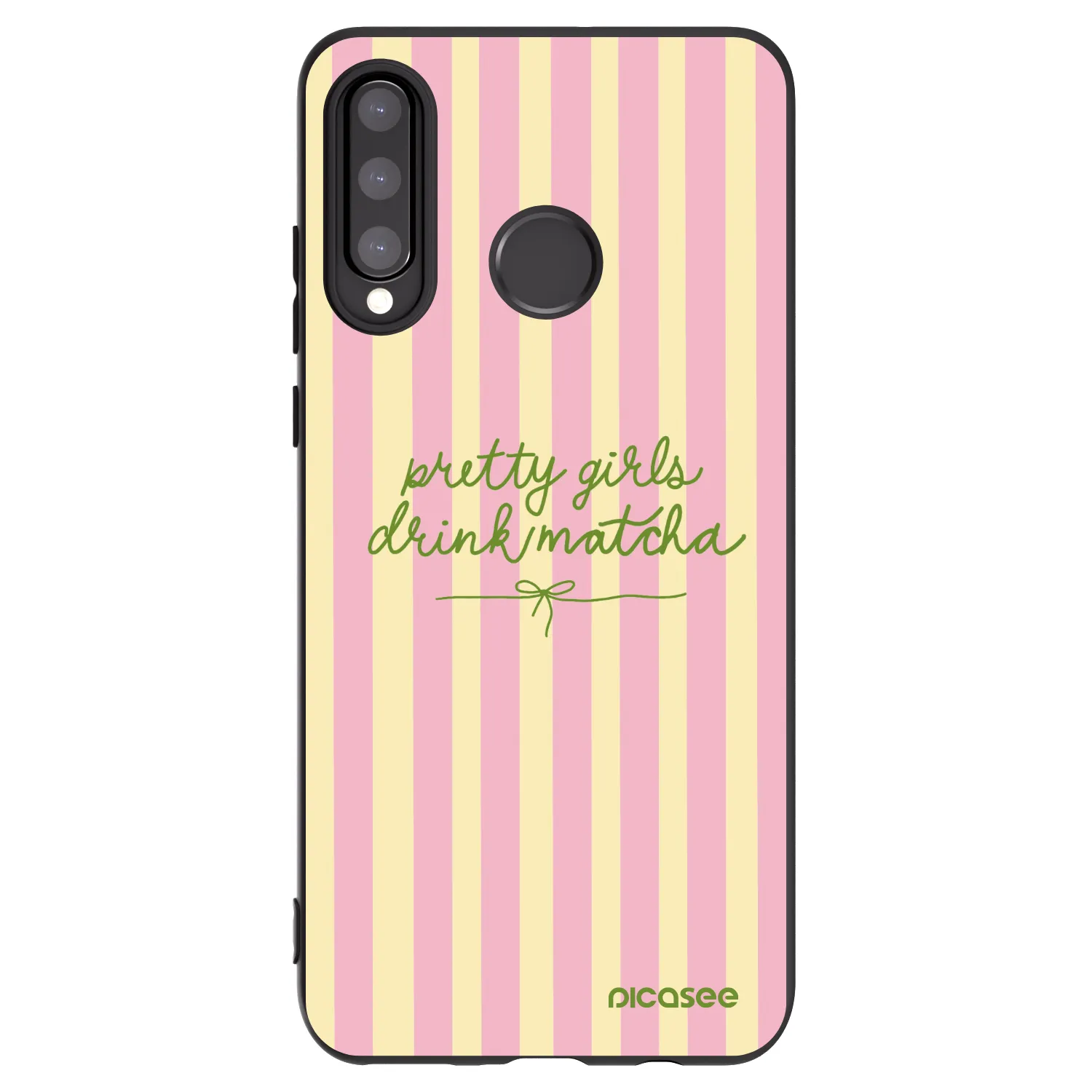 Picasee silikonový černý obal pro Huawei P30 Lite - Pretty matcha