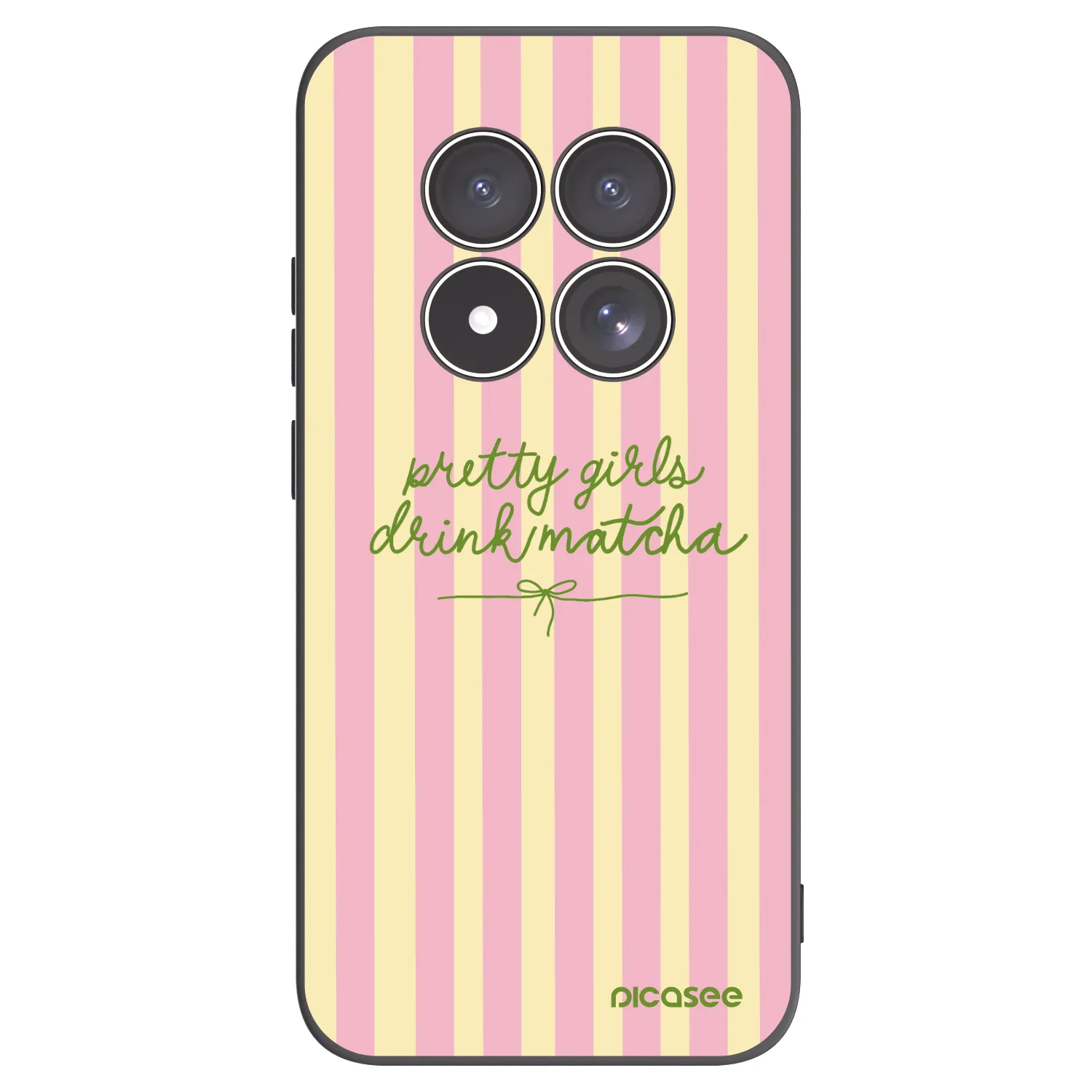 Picasee silikonový černý obal pro Xiaomi Redmi Note 15 Pro 5G - Pretty matcha