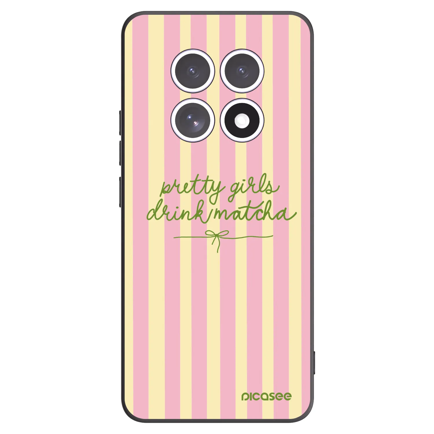 Picasee silikonový černý obal pro Xiaomi Redmi Note 15 5G - Pretty matcha