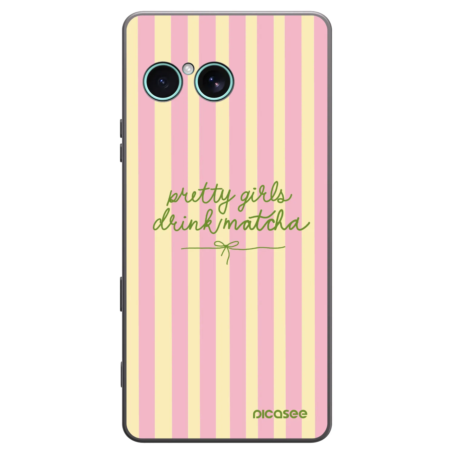 Picasee silikonový černý obal pro Sony Xperia 10 VII - Pretty matcha