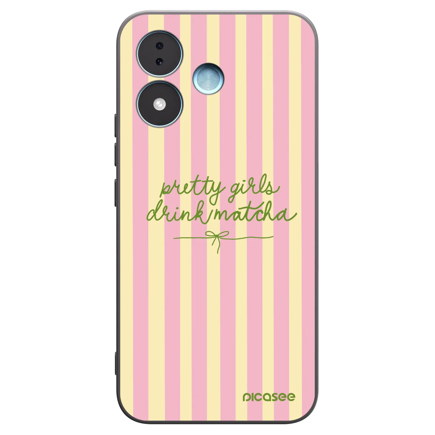 Picasee silikonový černý obal pro Xiaomi Redmi Note 17 5G - Pretty matcha