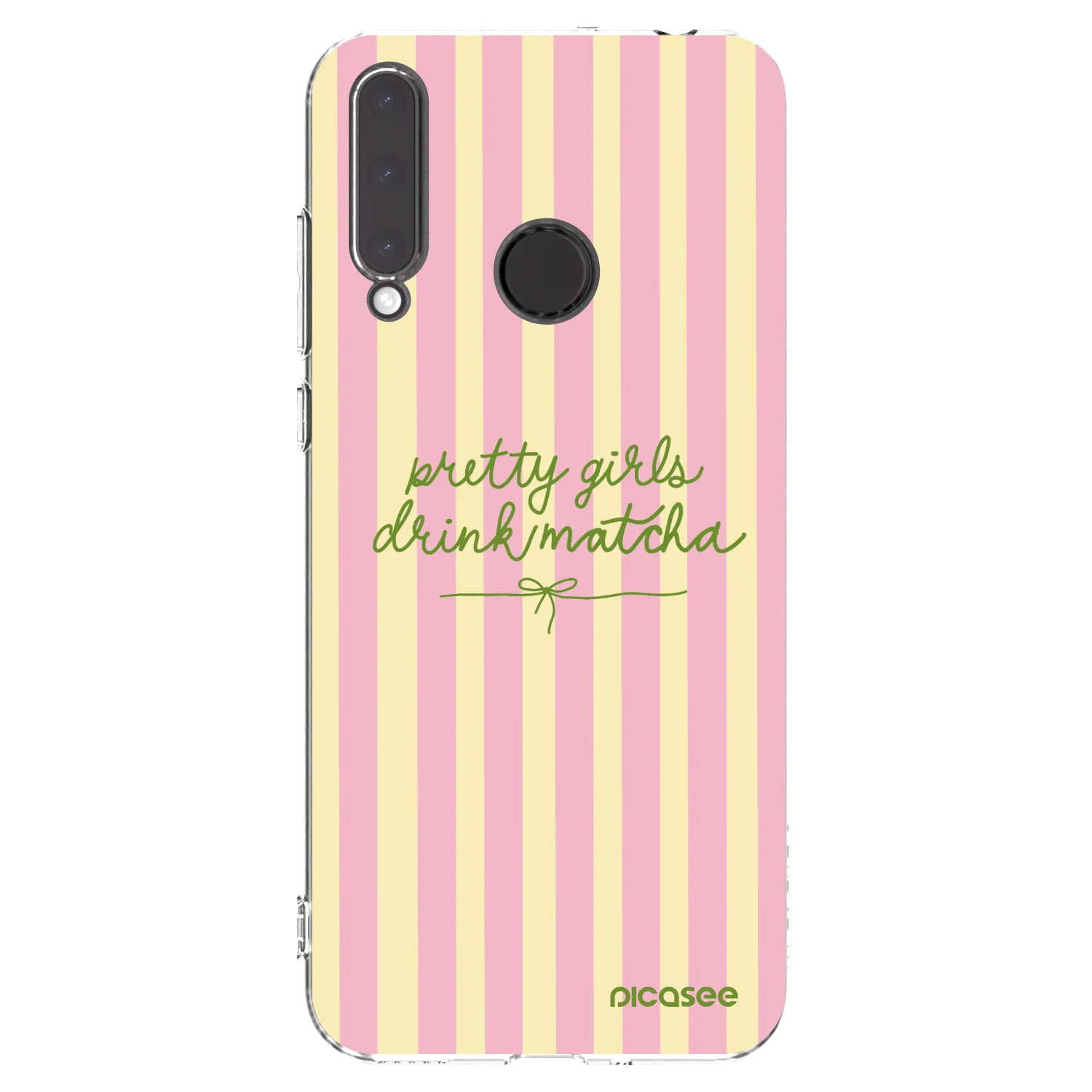 Picasee silikonový průhledný obal pro Honor 20 Lite - Pretty matcha