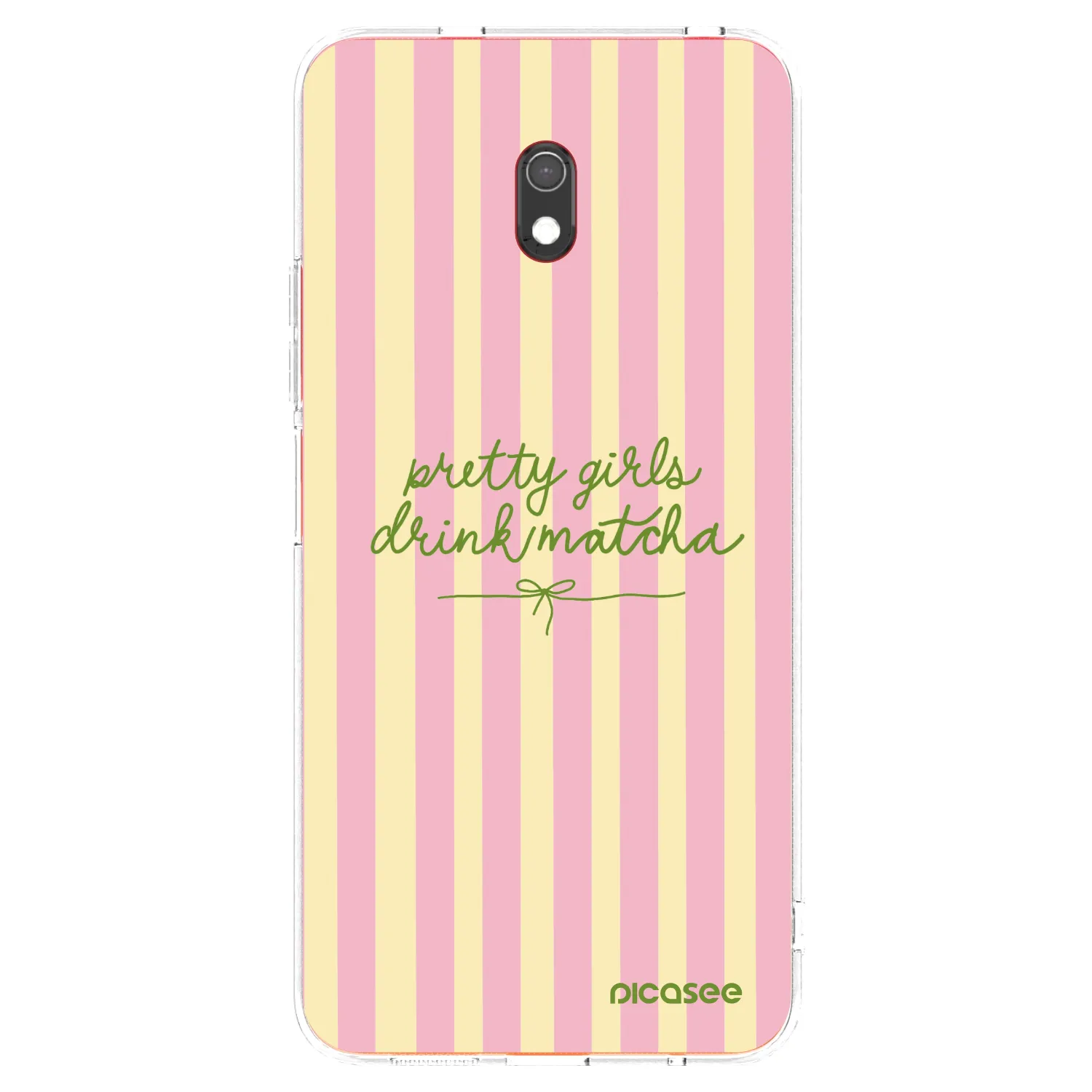 Picasee silikonový průhledný obal pro Xiaomi Redmi 8A - Pretty matcha