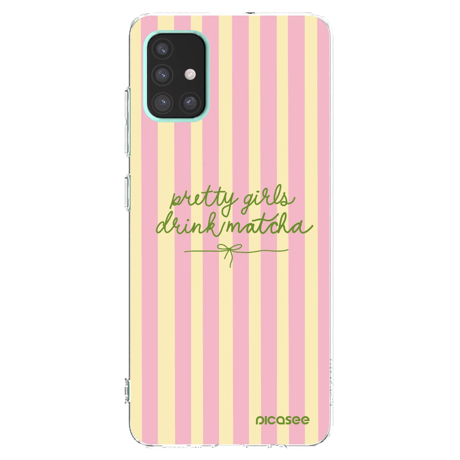 Picasee silikonový průhledný obal pro Samsung Galaxy A51 A515F - Pretty matcha
